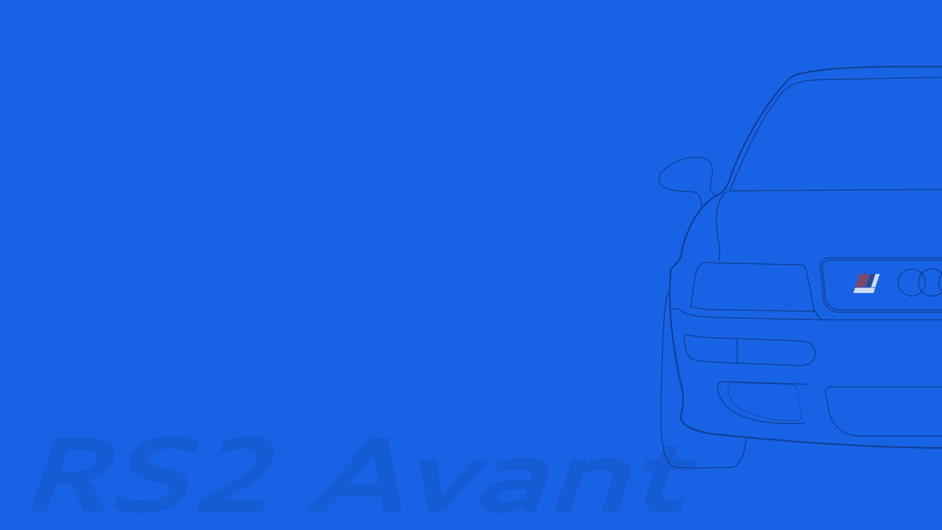 Audi RS4 Avant Blue Wallpaper