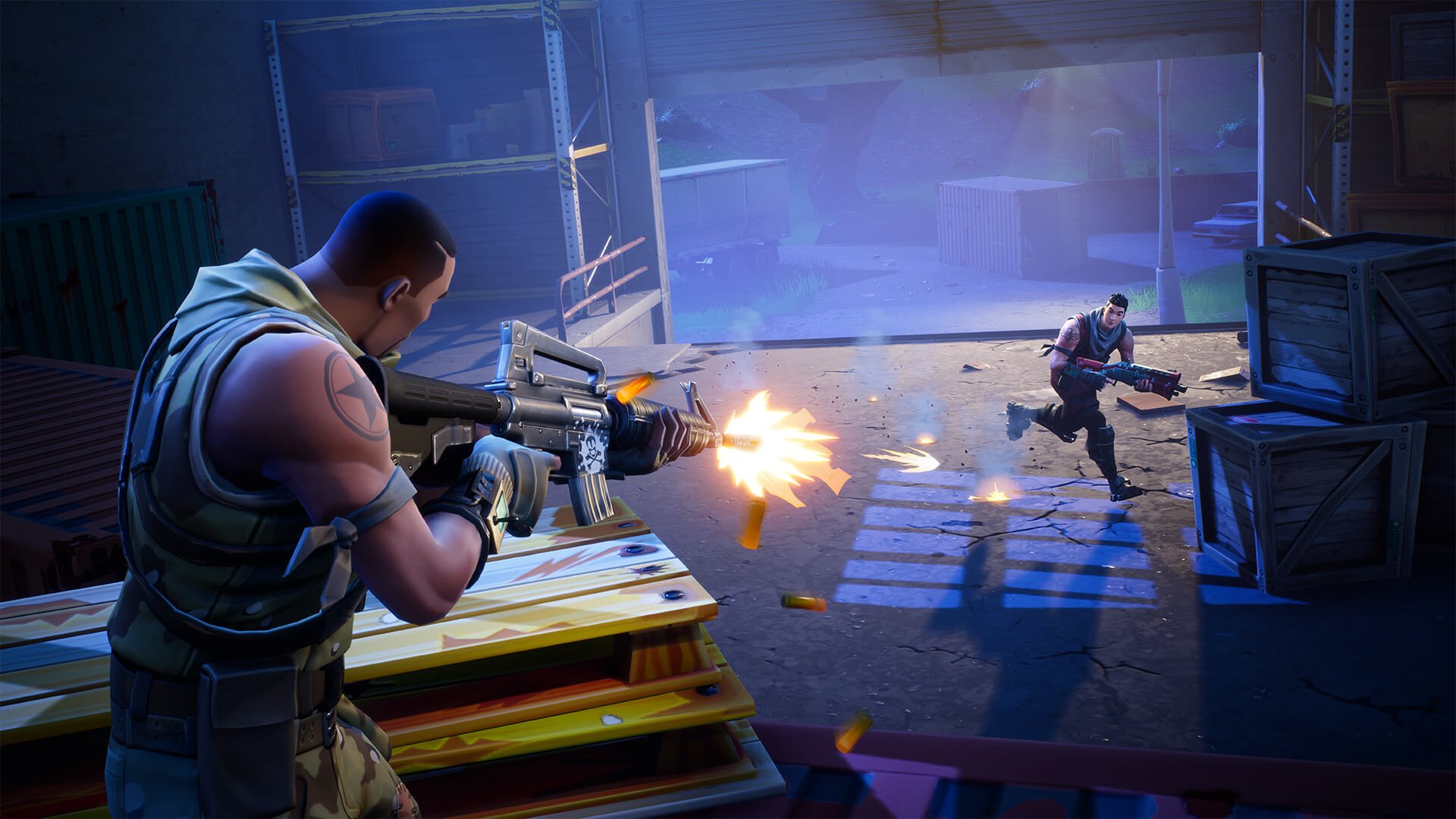Fortnite Battle Royale Assault Rifle Wallpaper