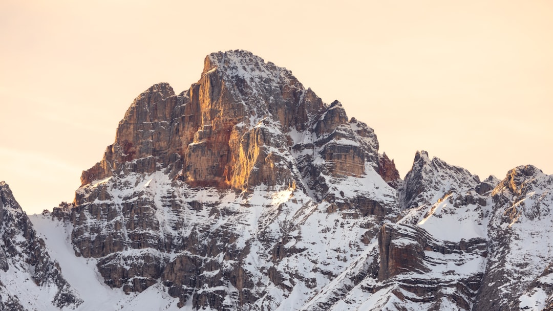 Dolomites Snow Peak Wallpaper