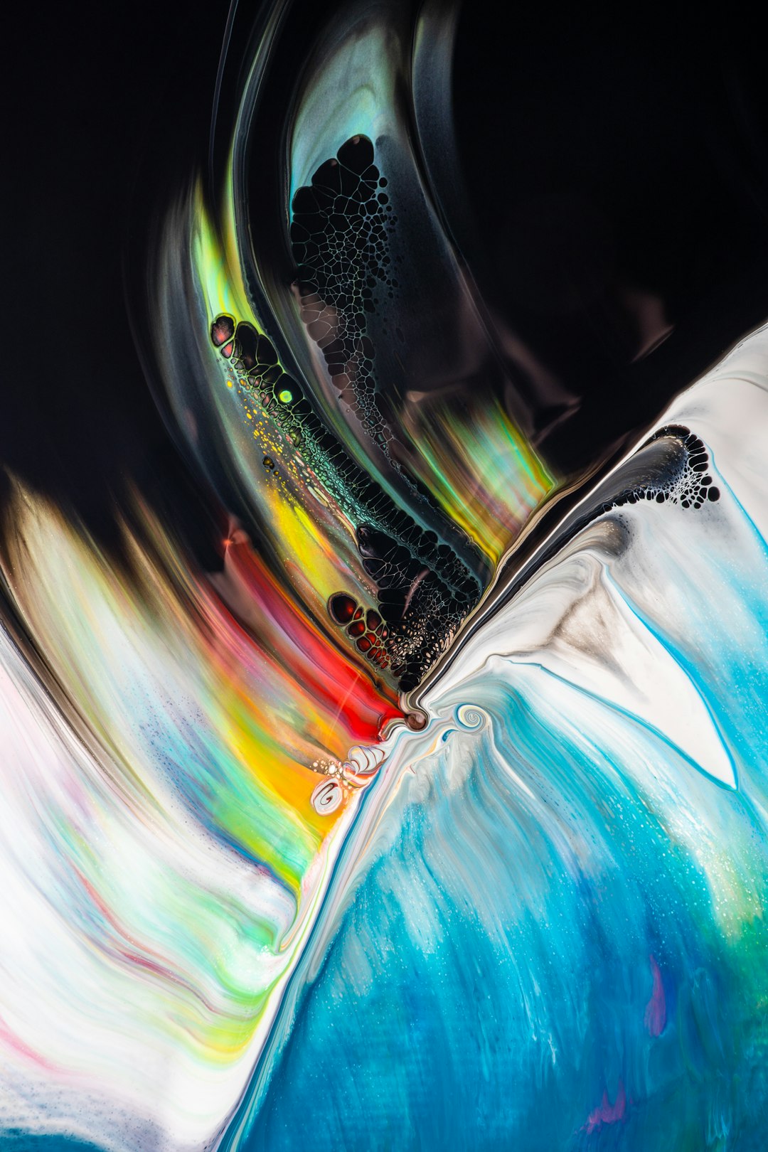 Colorful Wave Abstract Wallpaper
