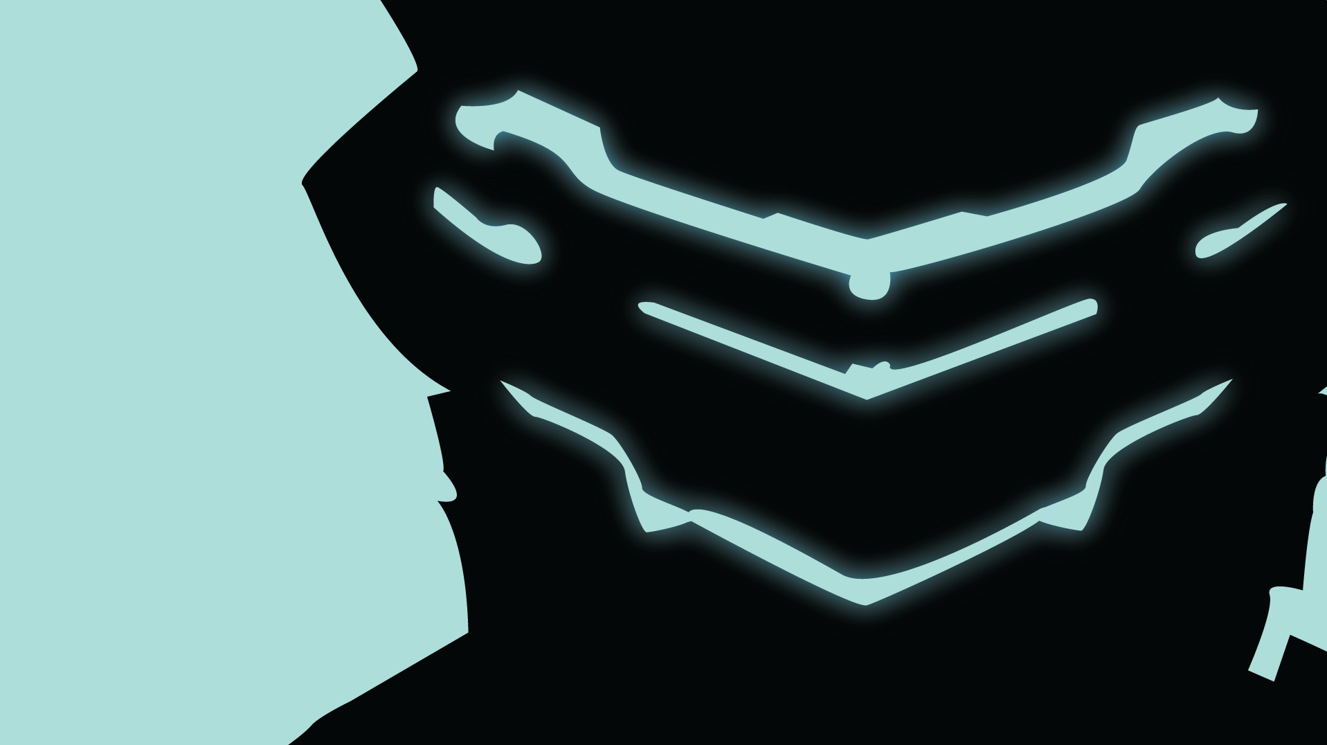 Dead Space Cyan Art Wallpaper