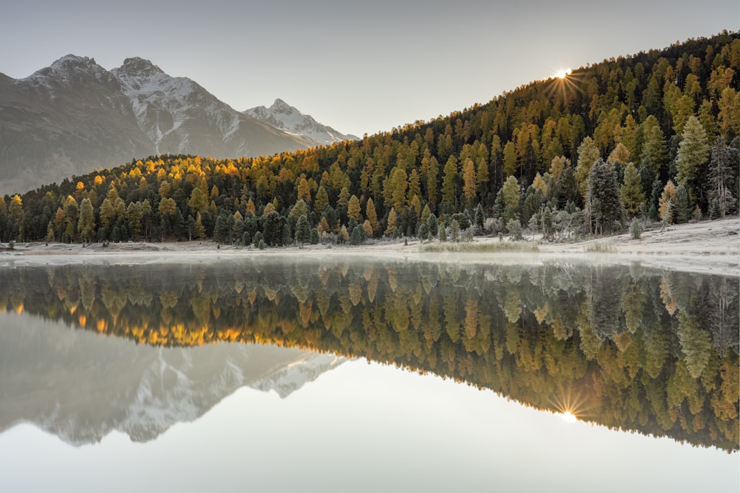 Alpine Lake Sunrise Wallpaper