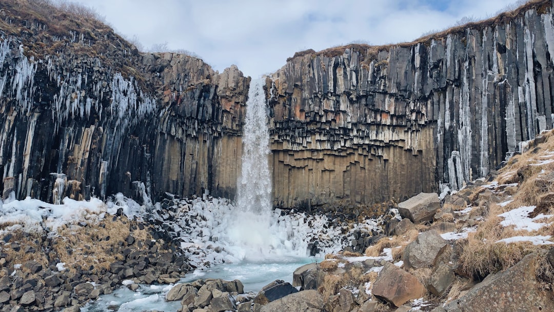 Svartifoss Iceland Waterfall Wallpaper
