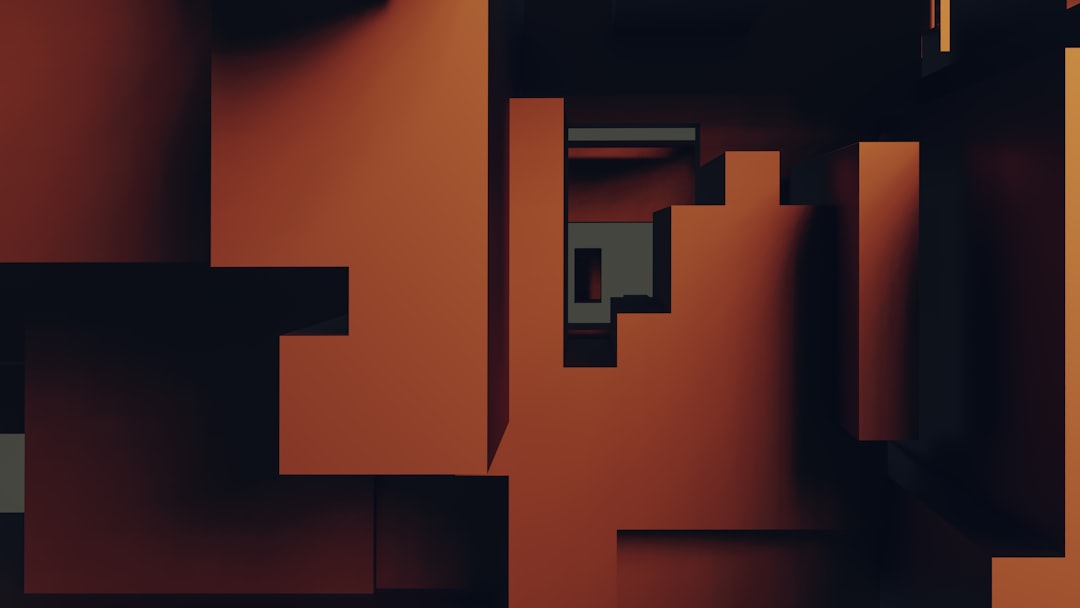 Abstract Geometric Cubes Wallpaper