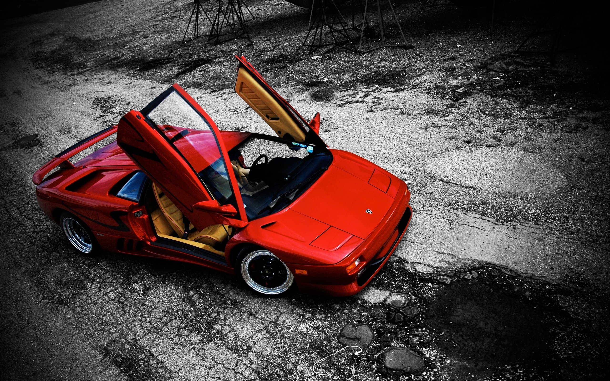 Lamborghini Diablo Red Wallpaper