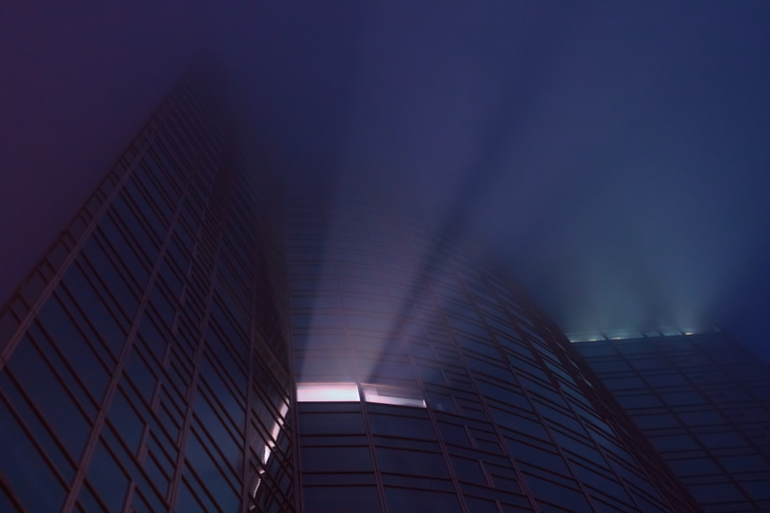 Foggy Kyiv Night Wallpaper
