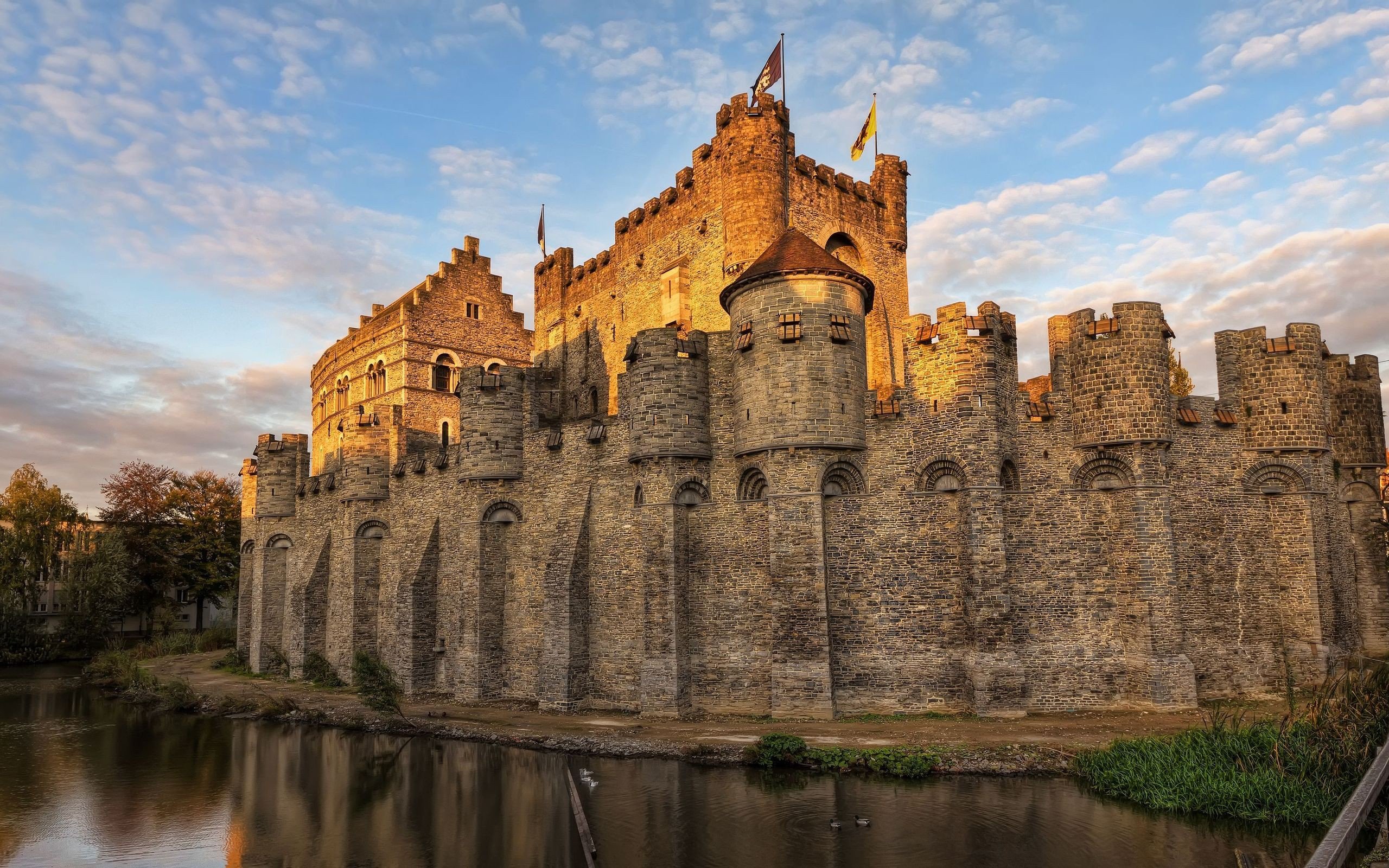 Gent Castle Medieval Wallpaper