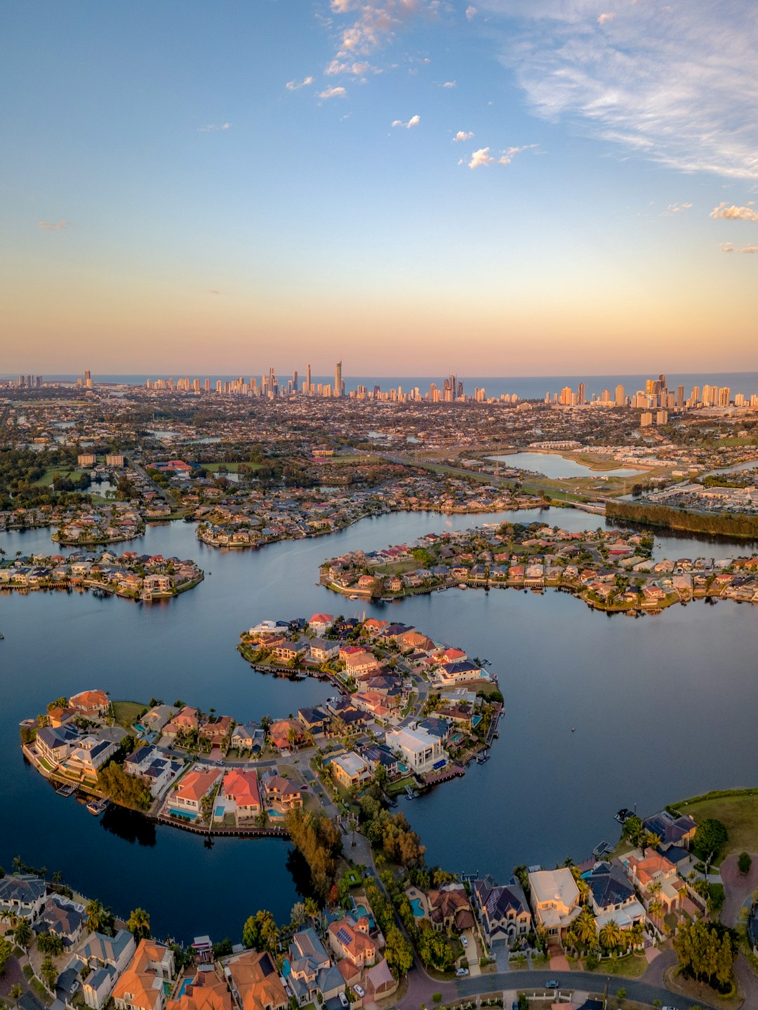Panoramic City Sunrise Wallpaper