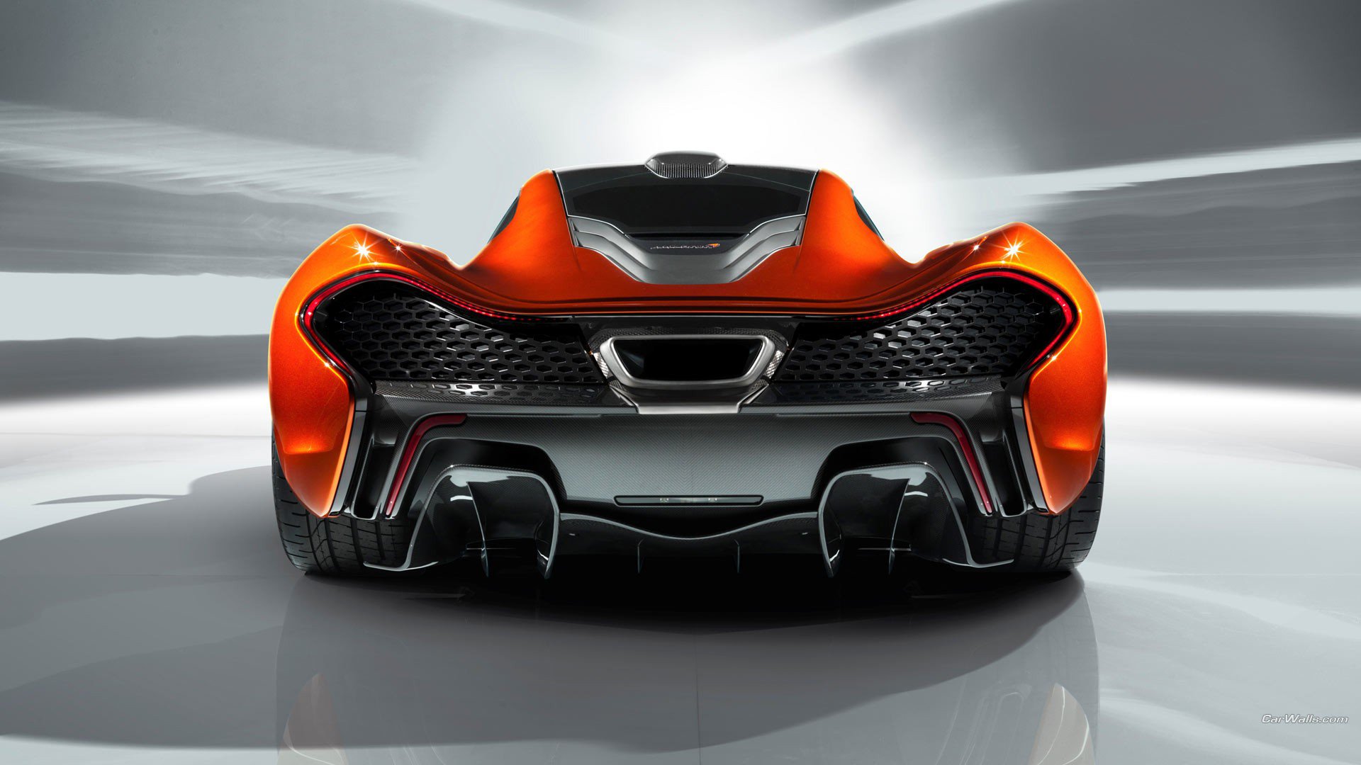 Mc Laren P1 Orange Hypercar Wallpaper