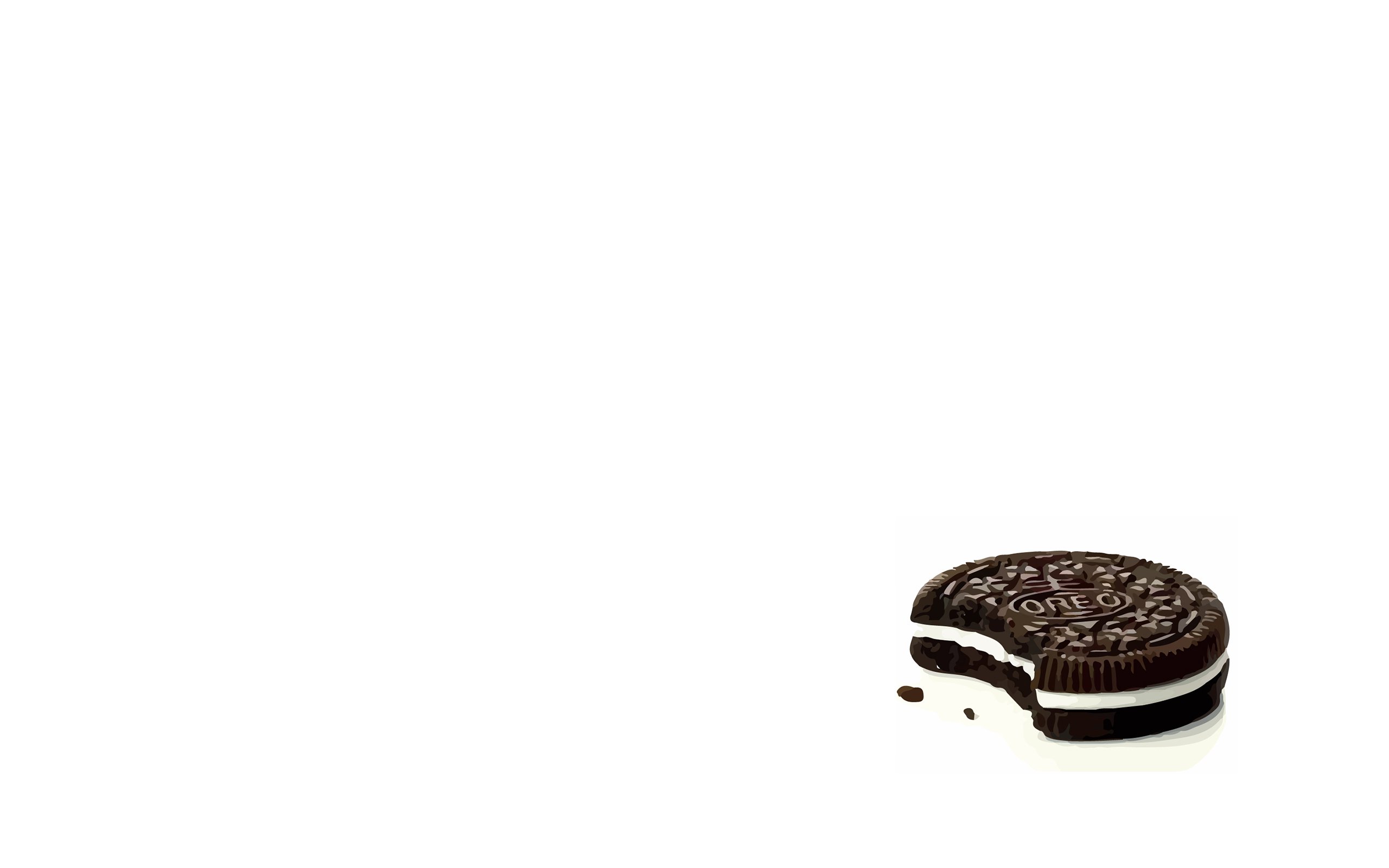 Minimalist Oreos Artwork Wallpaper