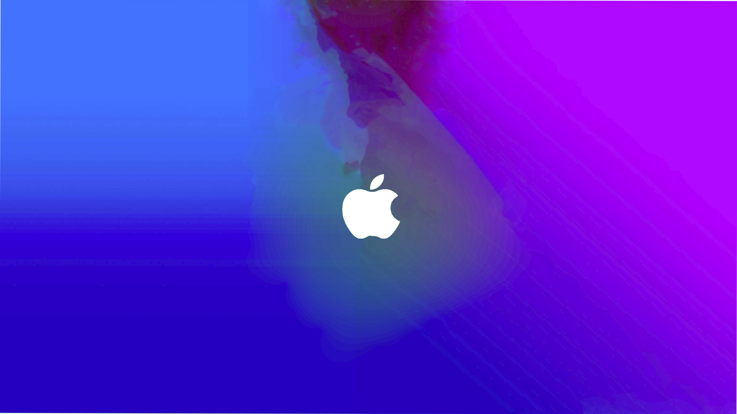 Blue Pink Gradient Apple Wallpaper