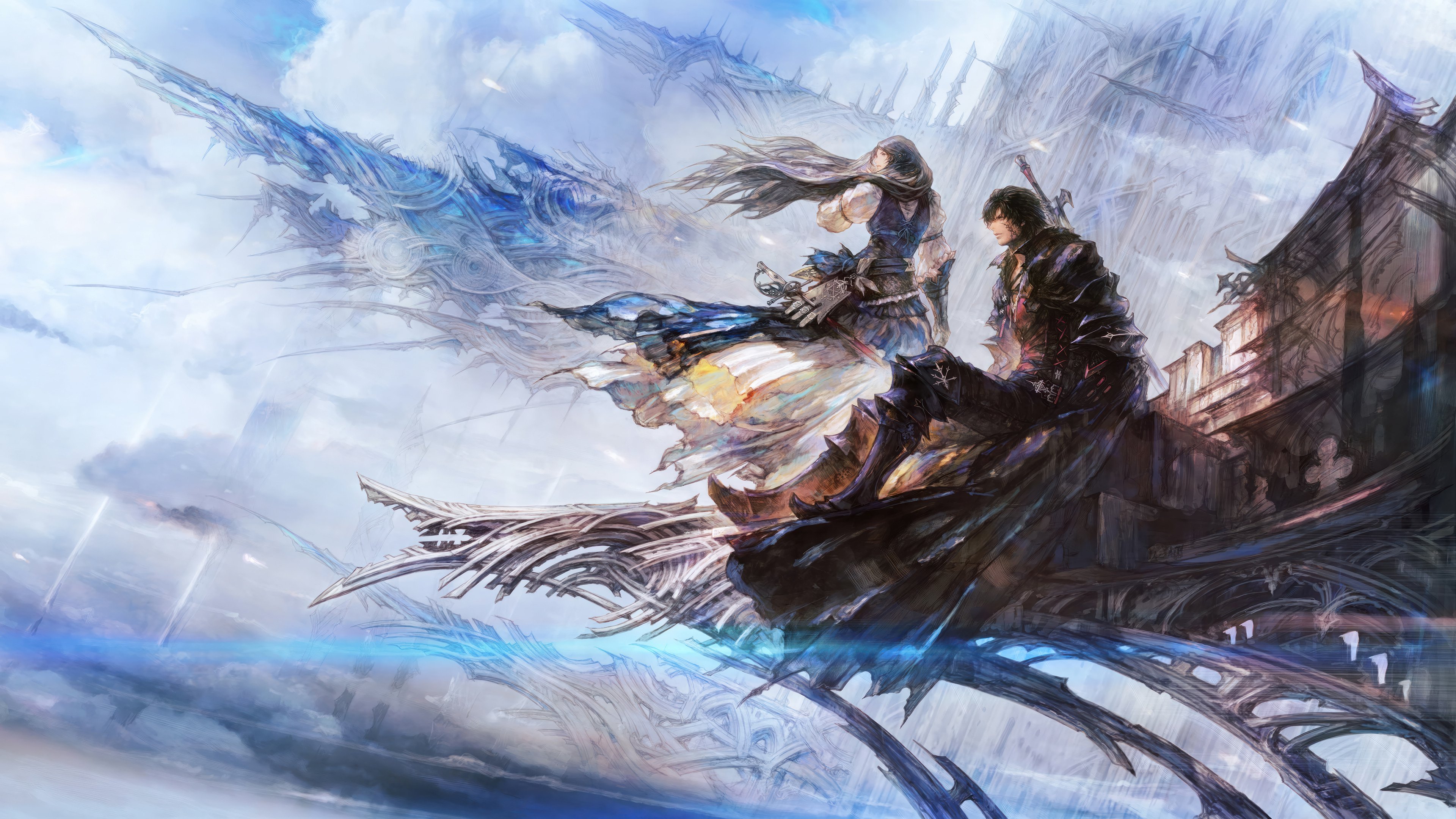 Jill Clive Fantasy Wind Wallpaper
