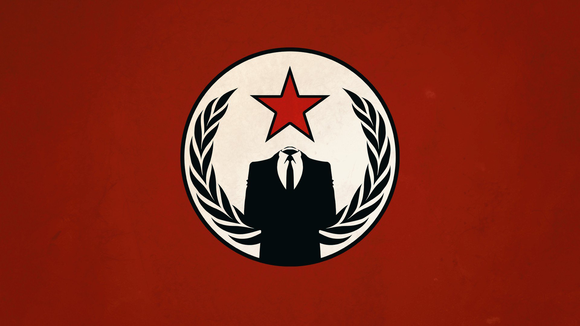 Red Humor Simple Wallpaper