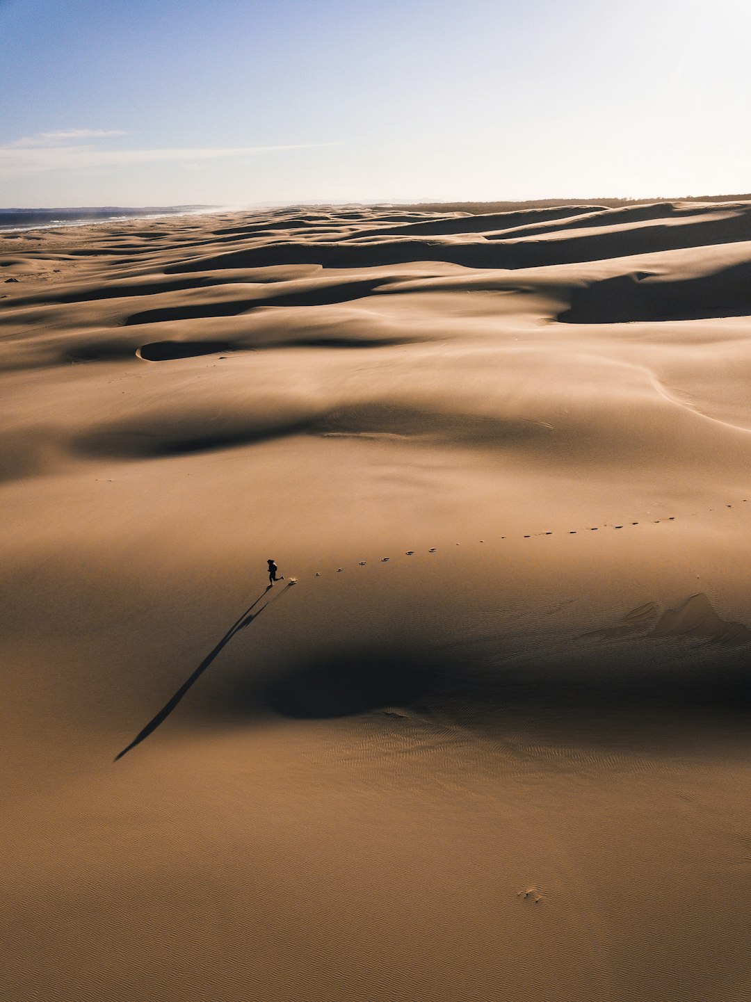 Desert Sunset Runner Wallpaper