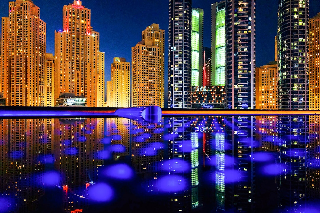 Dubai Night Skyline Wallpaper