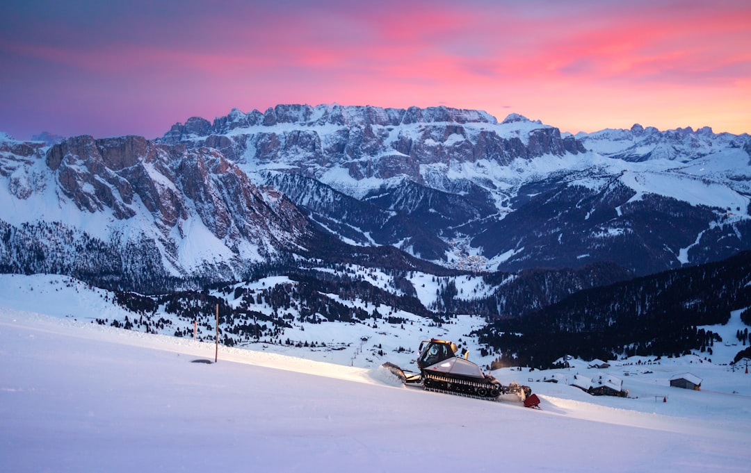Winter Snowmobile Scenery Wallpaper