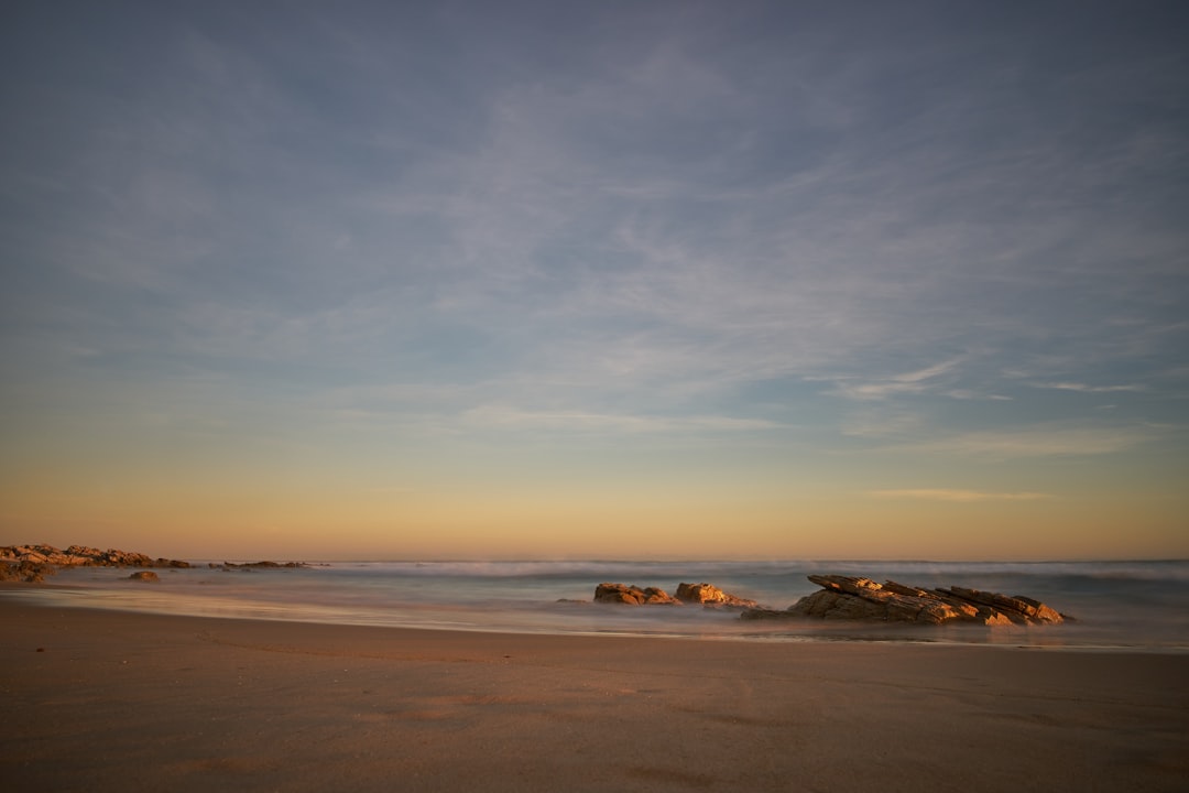 Red Sky Beach Sunset Wallpaper