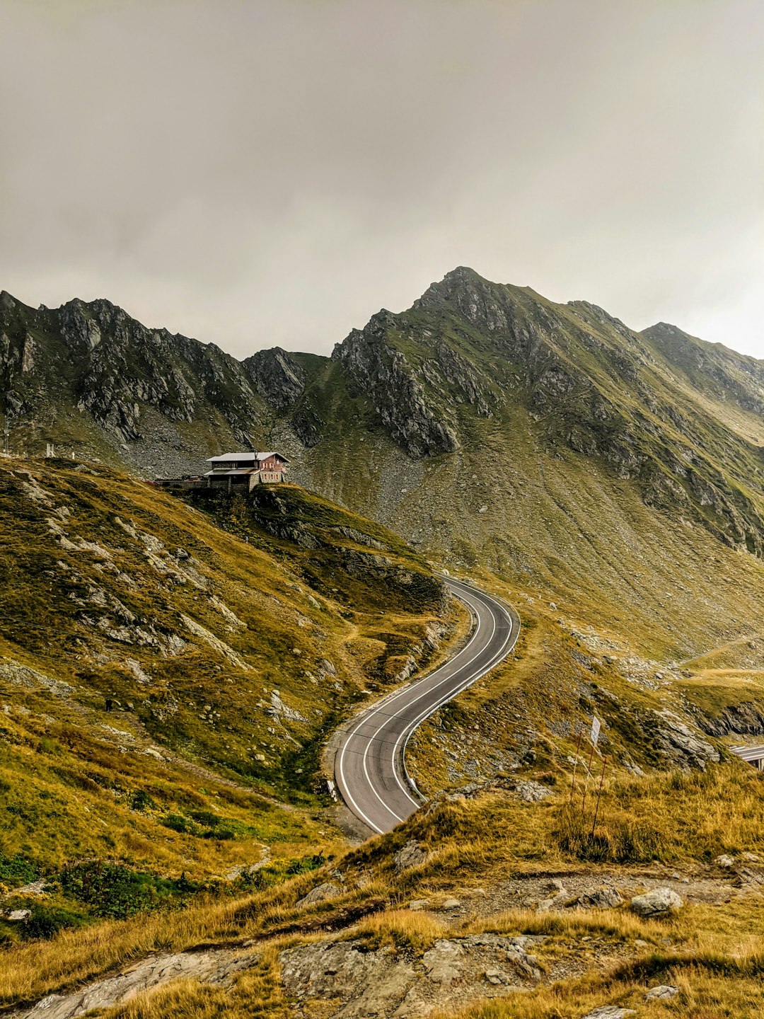 Lone Cabin Highway Wallpaper