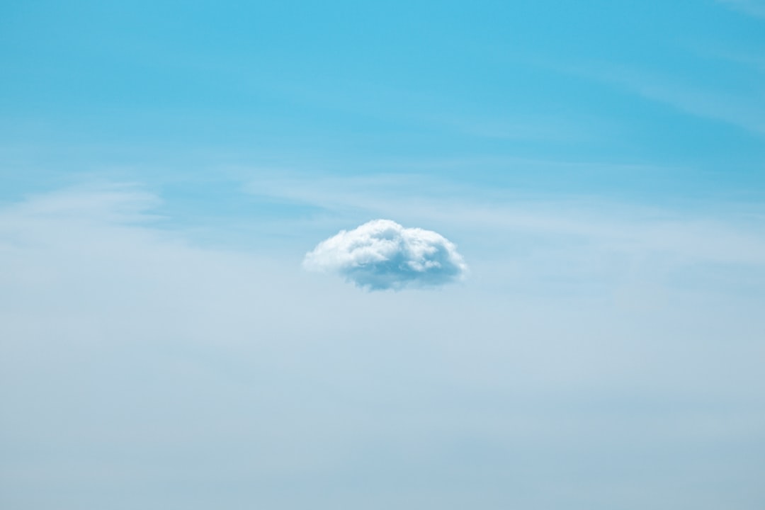 Wispy Blue Sky Clouds Wallpaper