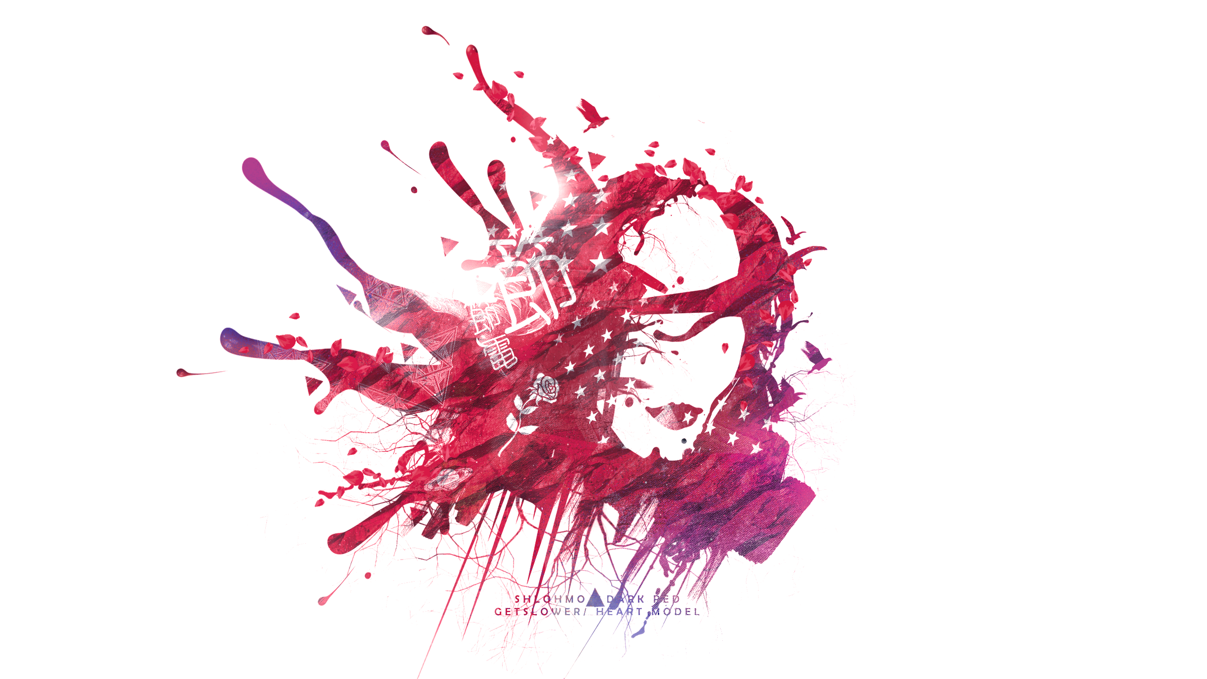 Shlohmo Artwork Face Wallpaper