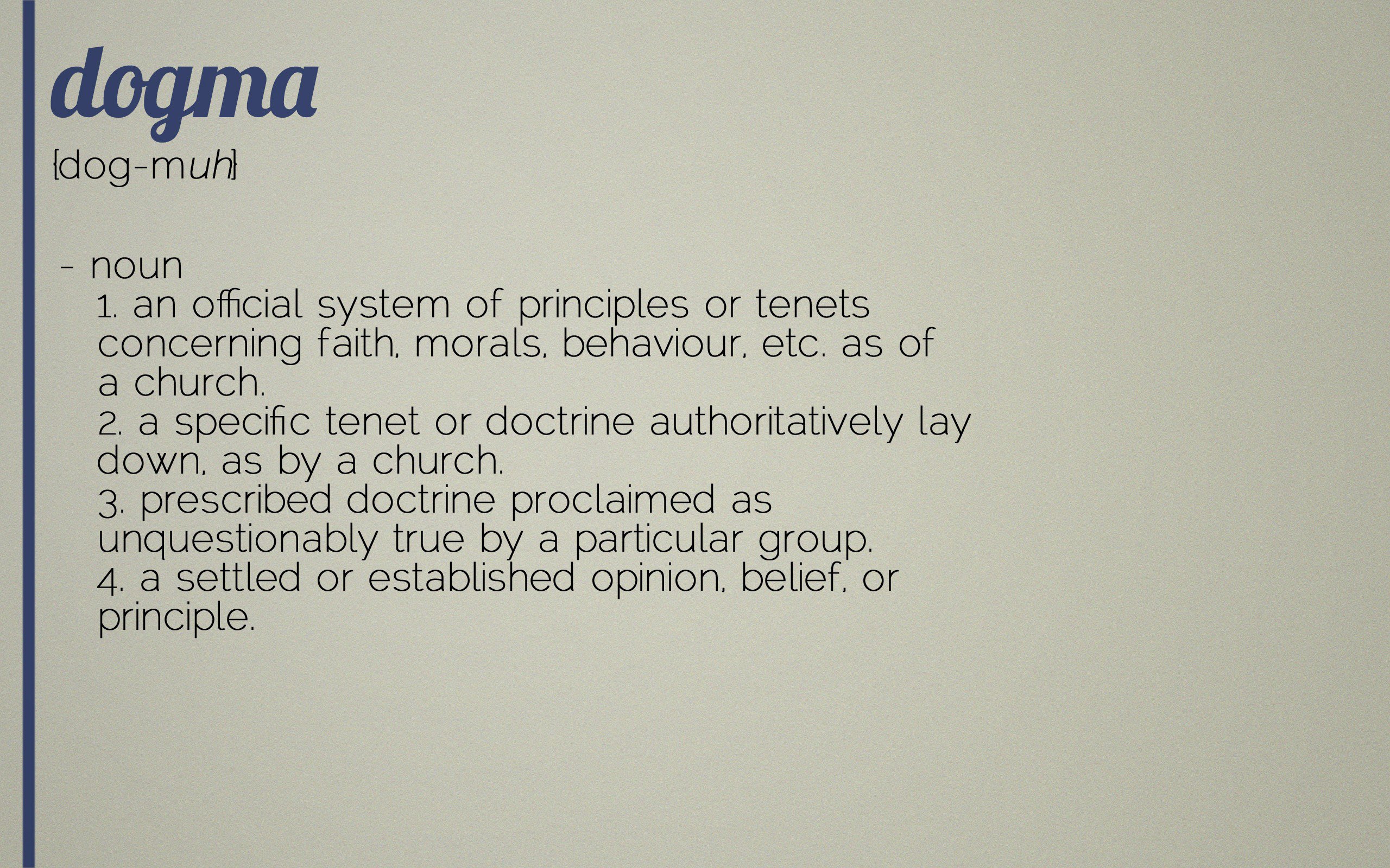 Minimal Definition Typography Wallpaper
