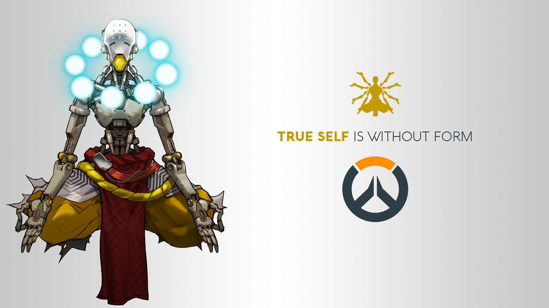 Overwatch Zenyatta Logo Wallpaper