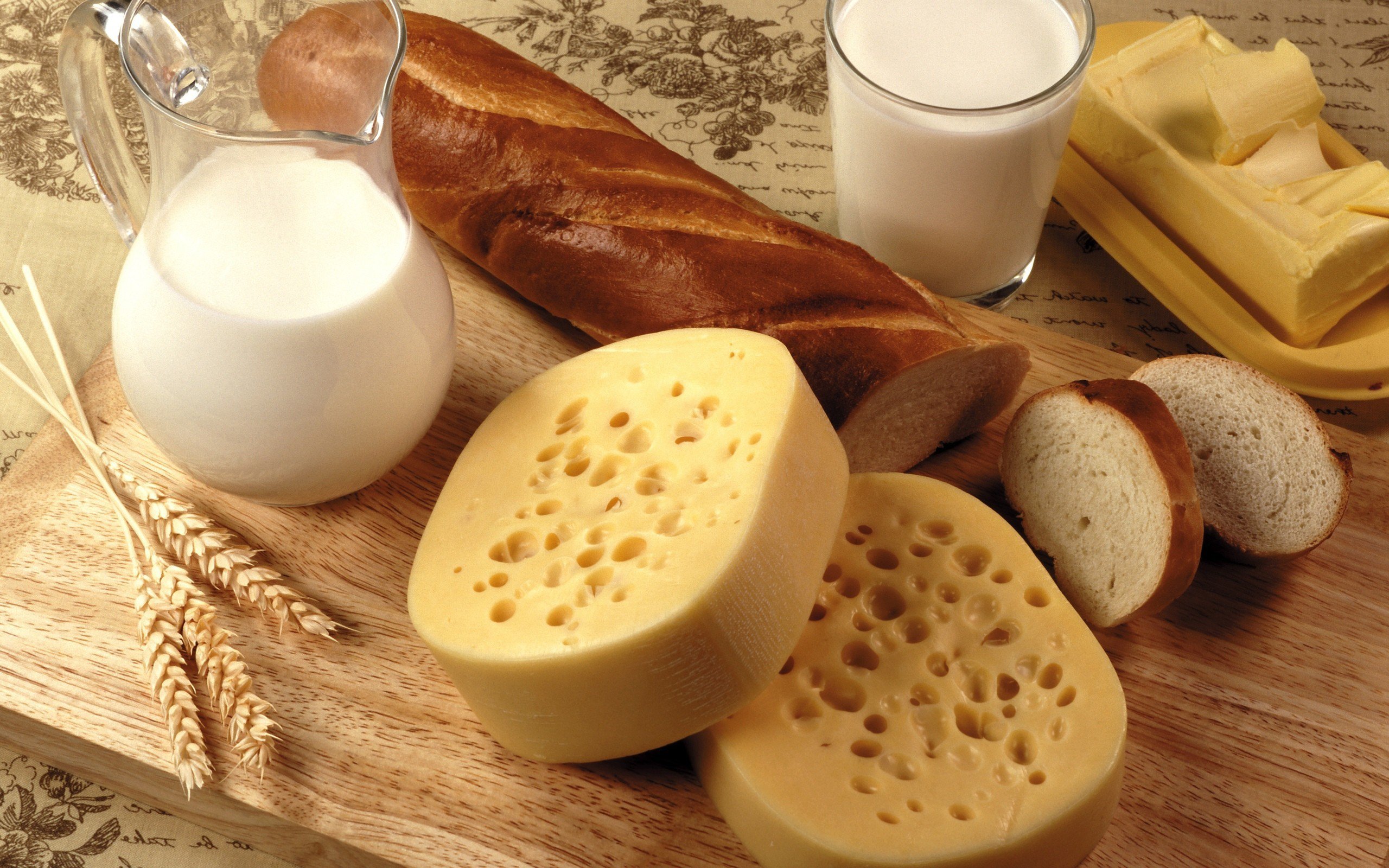 Fresh Dairy Still Life Wallpaper