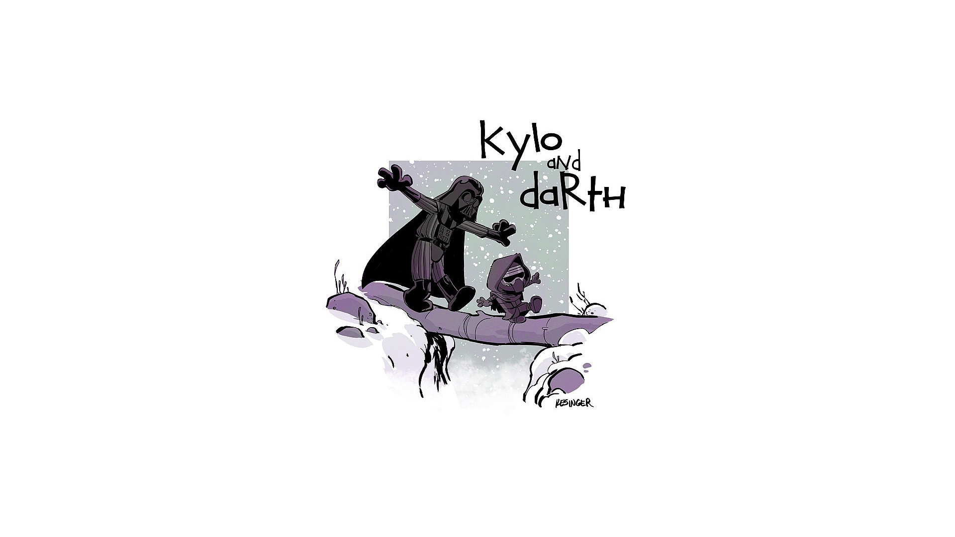 Sith Lords Calvin Humor Wallpaper
