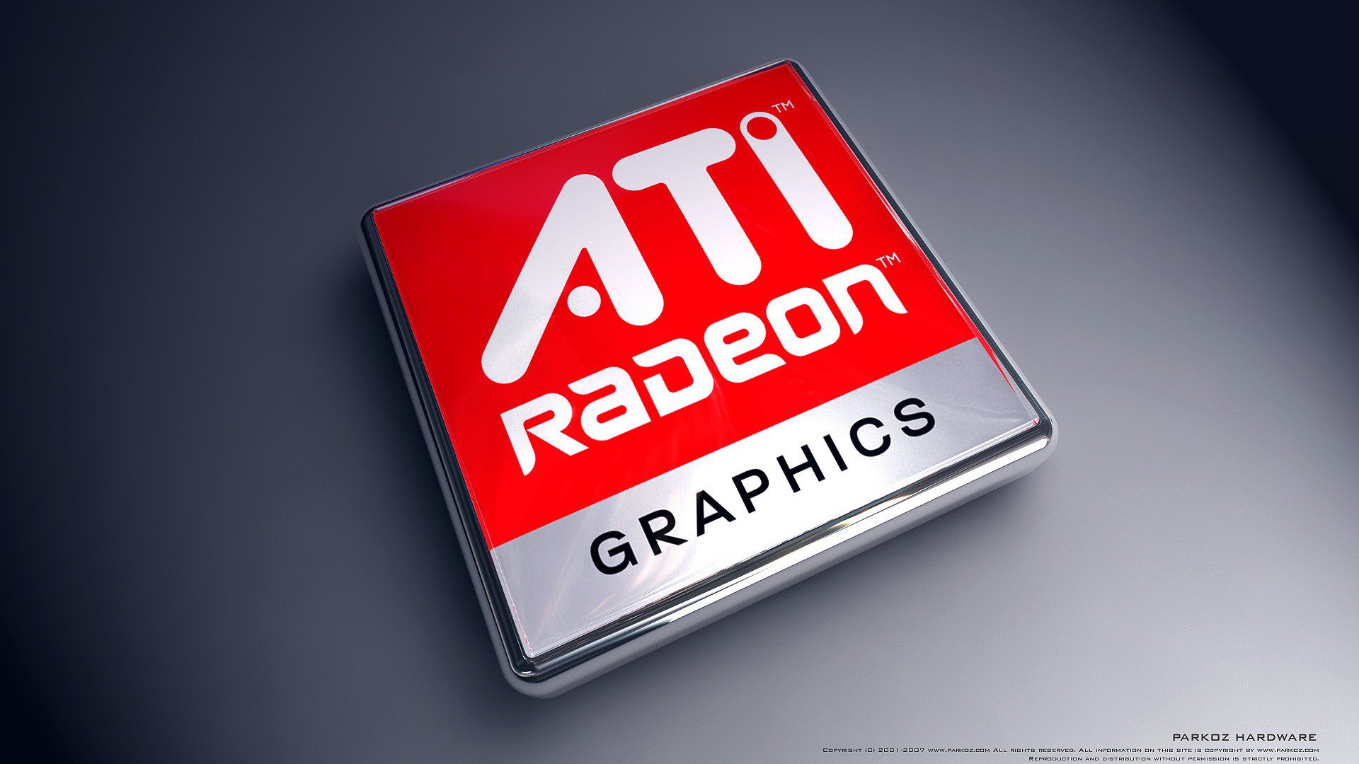 ATI Logo Tech Background Wallpaper