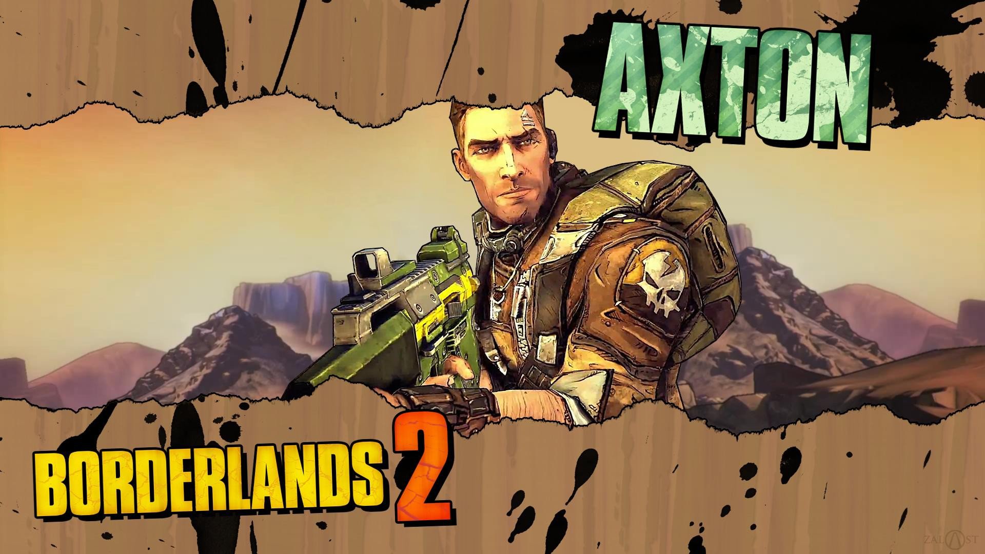 Axton Heavy Arms Borderlands Wallpaper