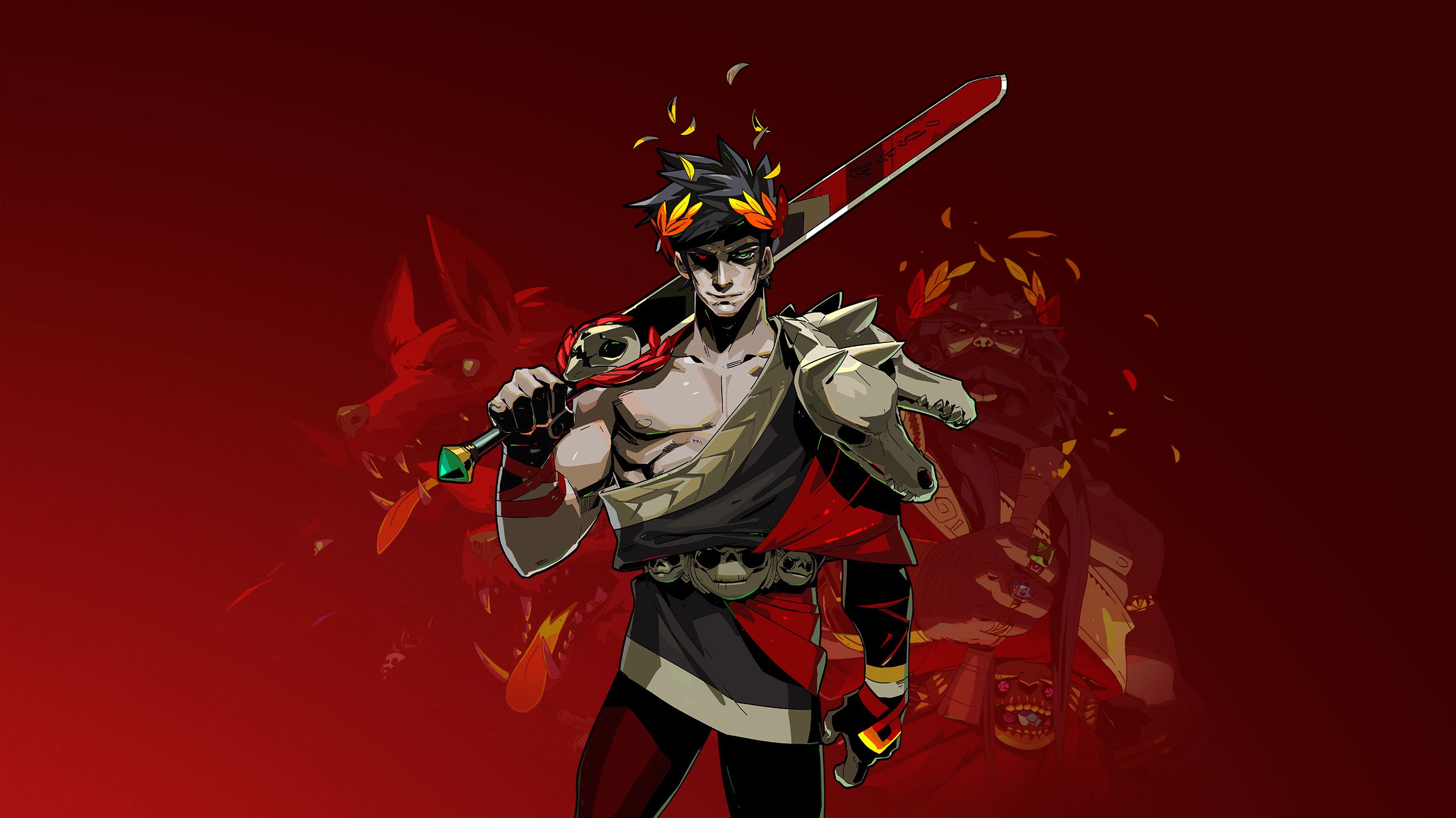 Zagreus And Cerberus Hades Wallpaper