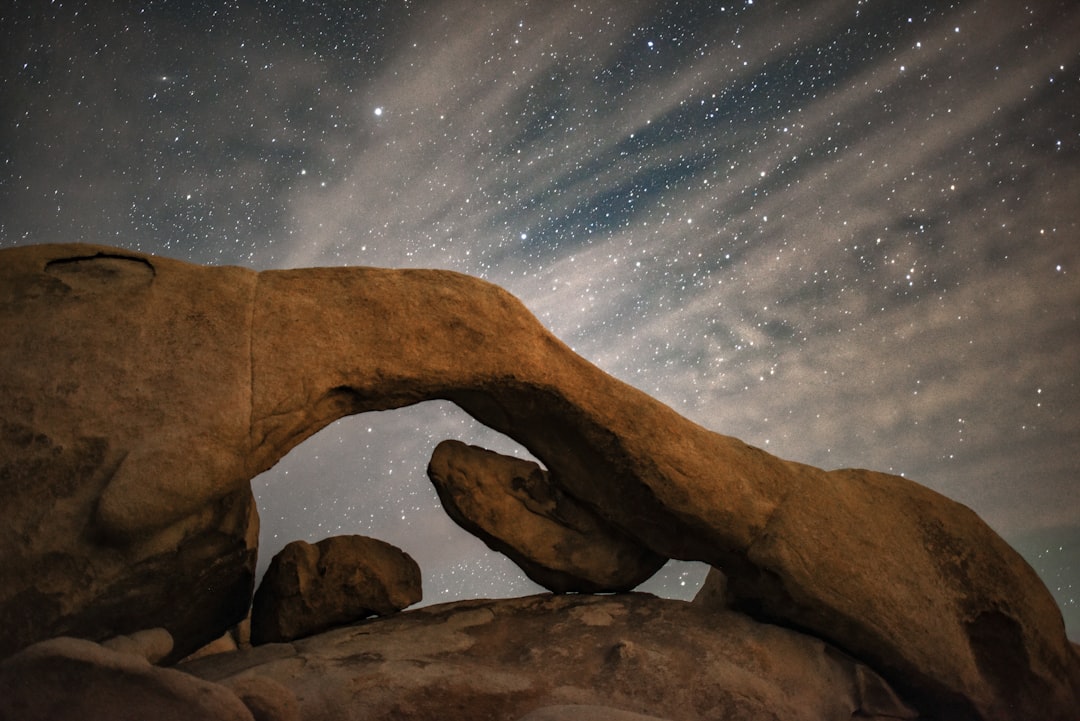 Joshua Tree Arch Night Wallpaper