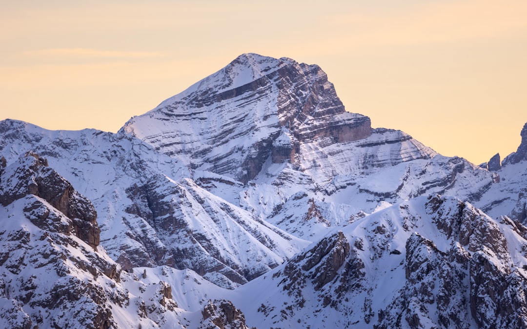 Italian Alpine Snow Peaks Wallpaper