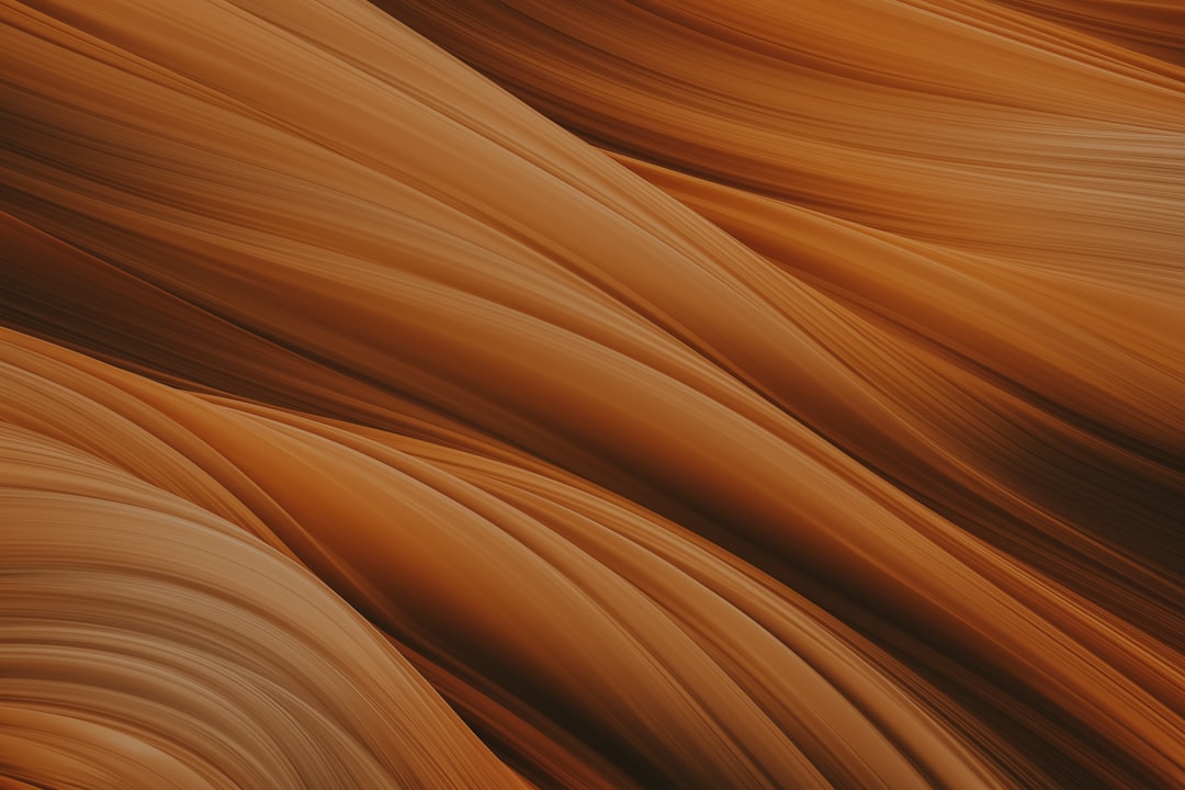 Warm Wavy Abstract Texture Wallpaper