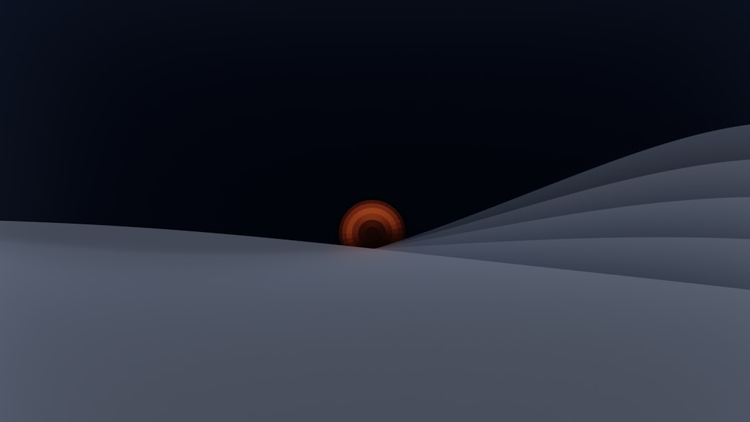 Lunar Horizon Night Sky Wallpaper