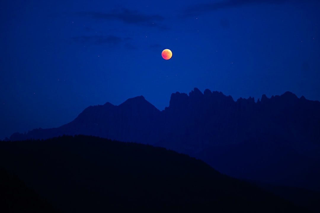 Blue Moon Dolomites Eclipse Wallpaper