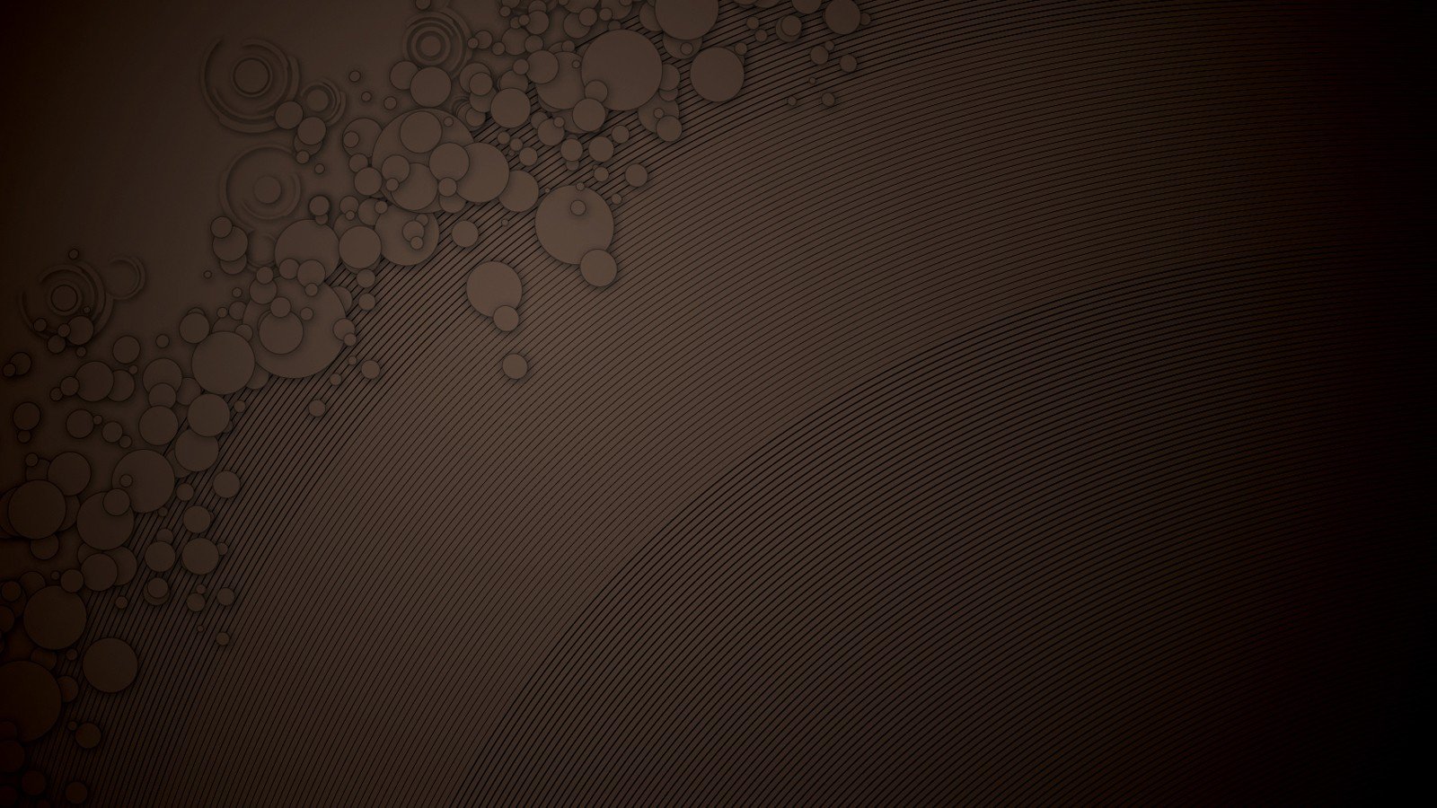 Minimalist Brown Circle Art Wallpaper