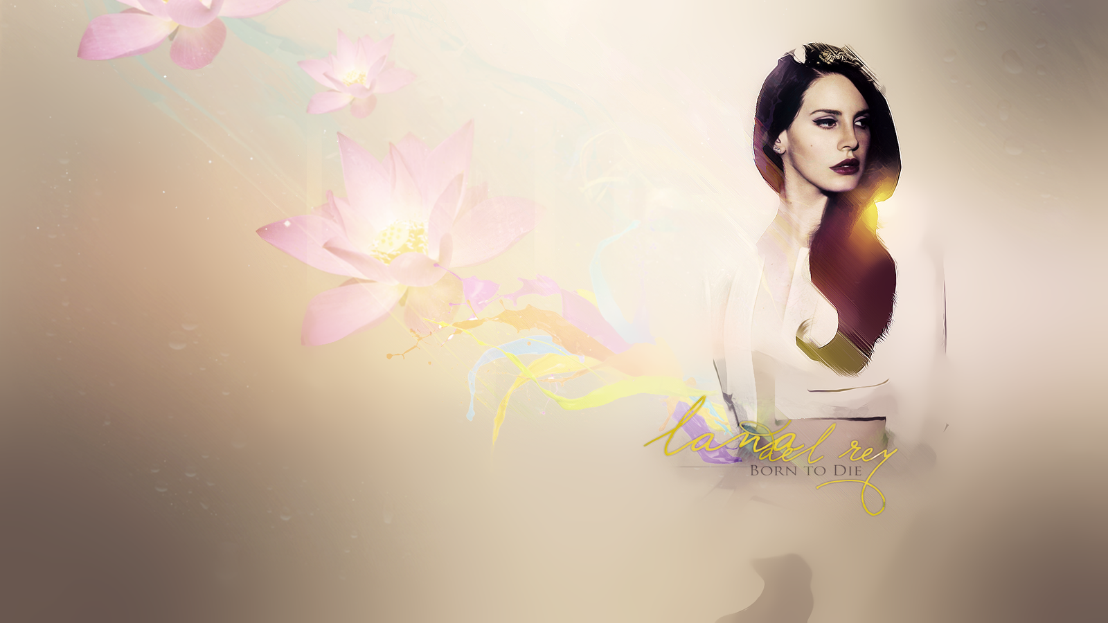 Lana Del Rey Looking Away Wallpaper