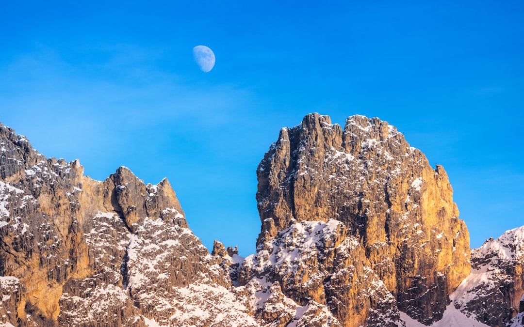 Moonlit Dolomites Night Wallpaper