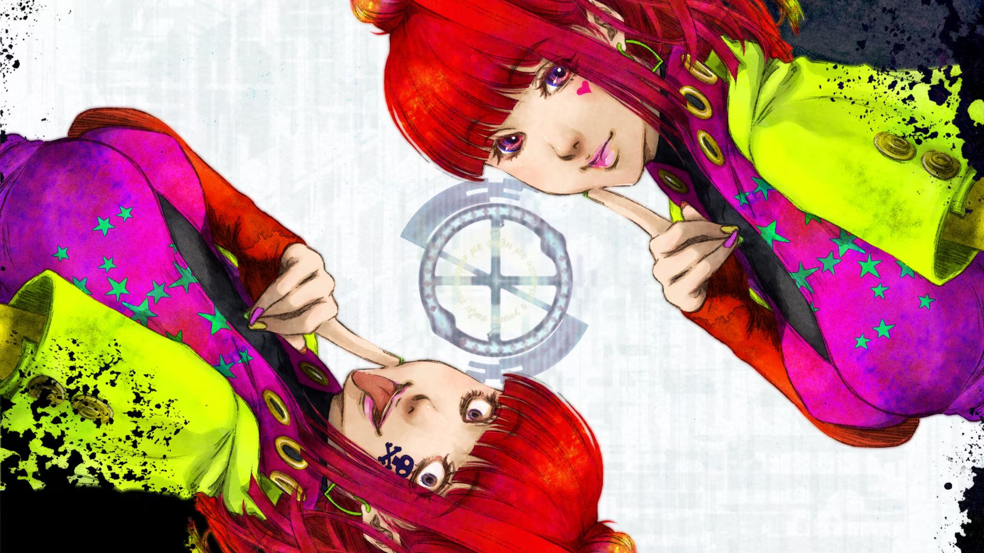 Redhead Skull Girl Wallpaper