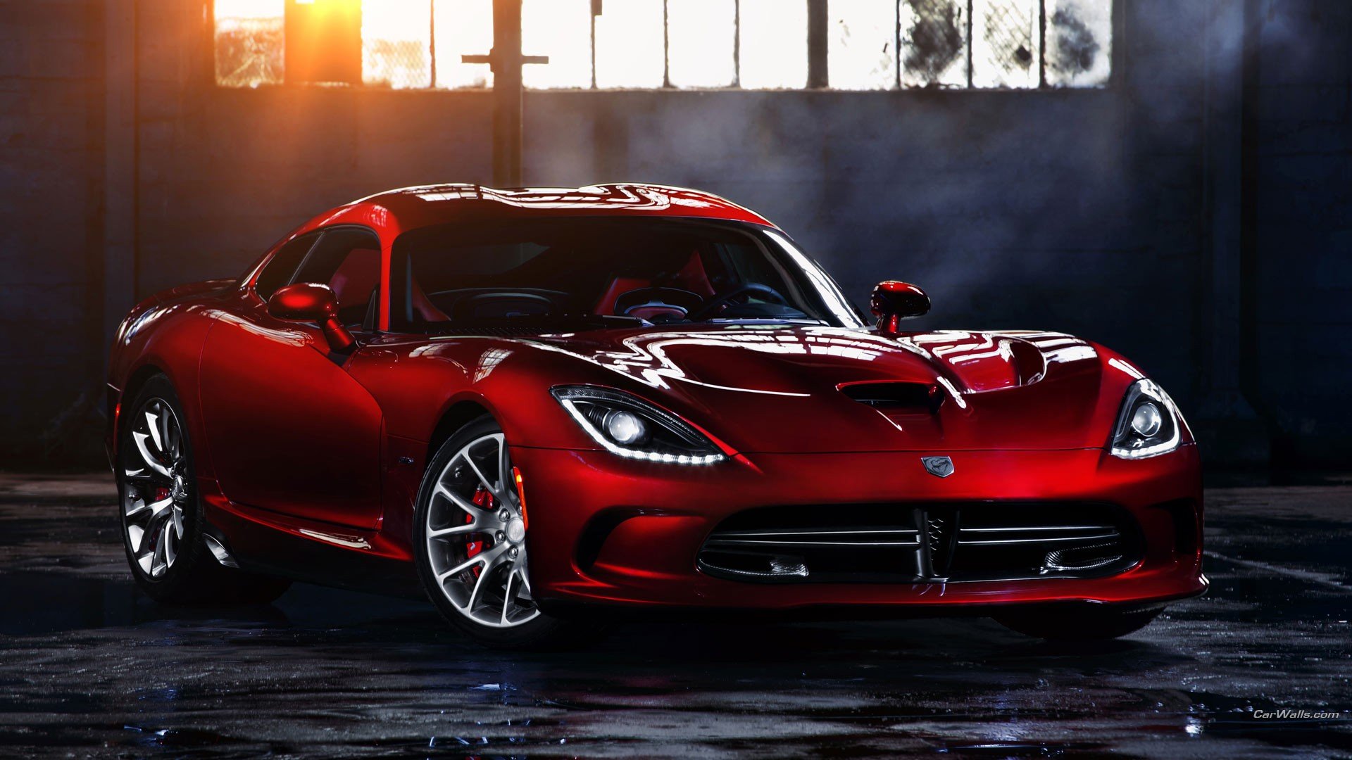 Red 2013 Dodge Viper Wallpaper