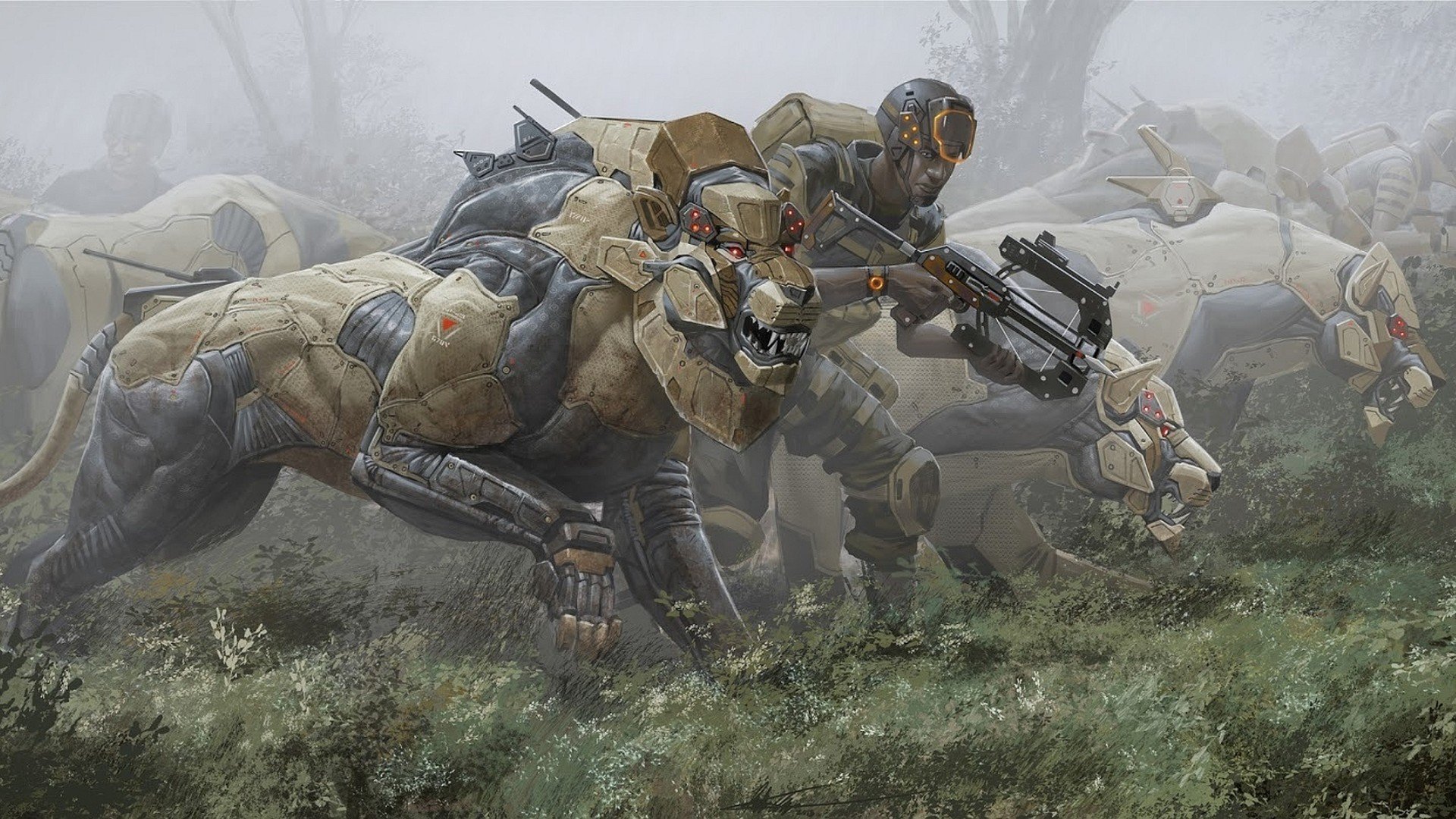 Sci Fi Robot Animal Wallpaper