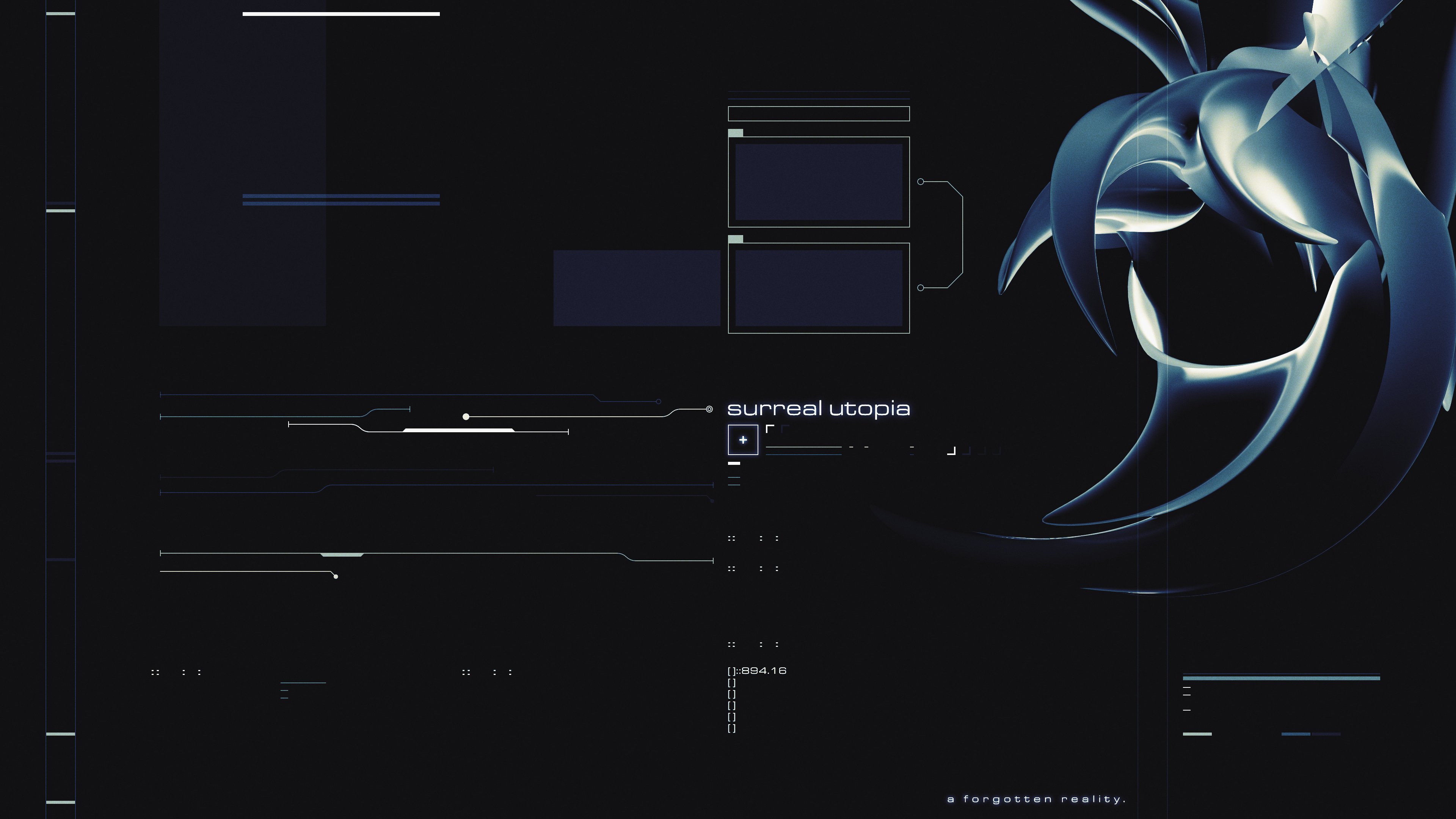 Dark Diagonal Sphere Wallpaper
