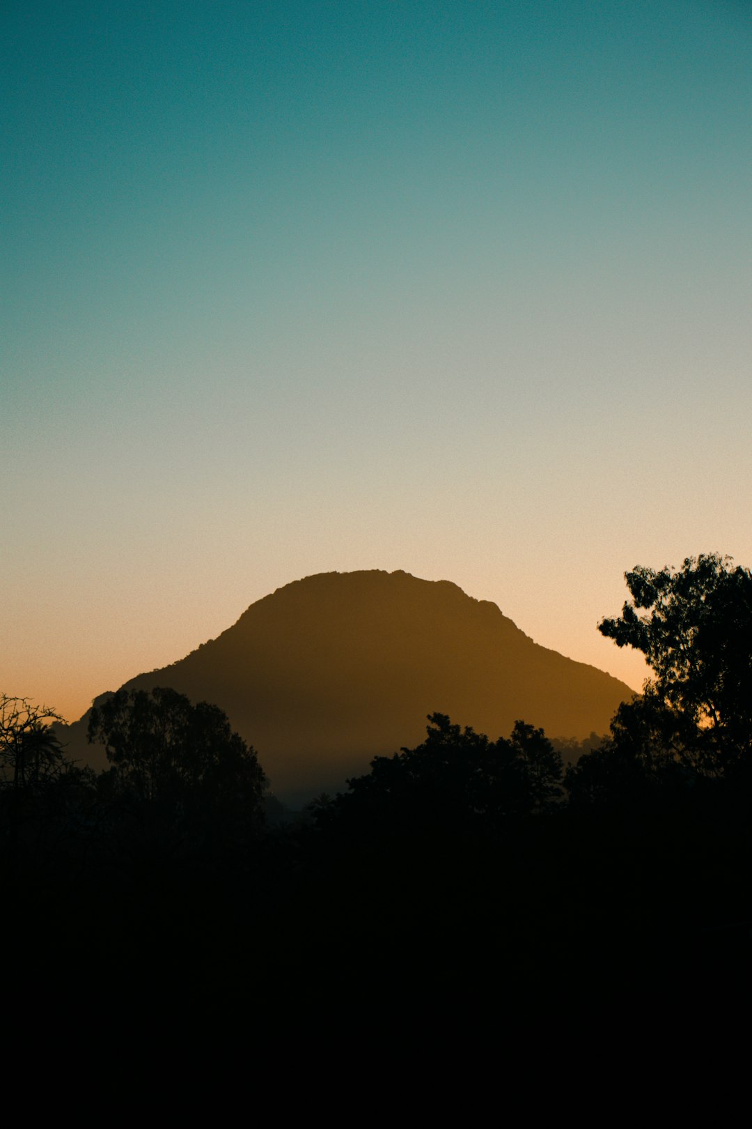 Rajasthan Sunrise Silhouette Wallpaper