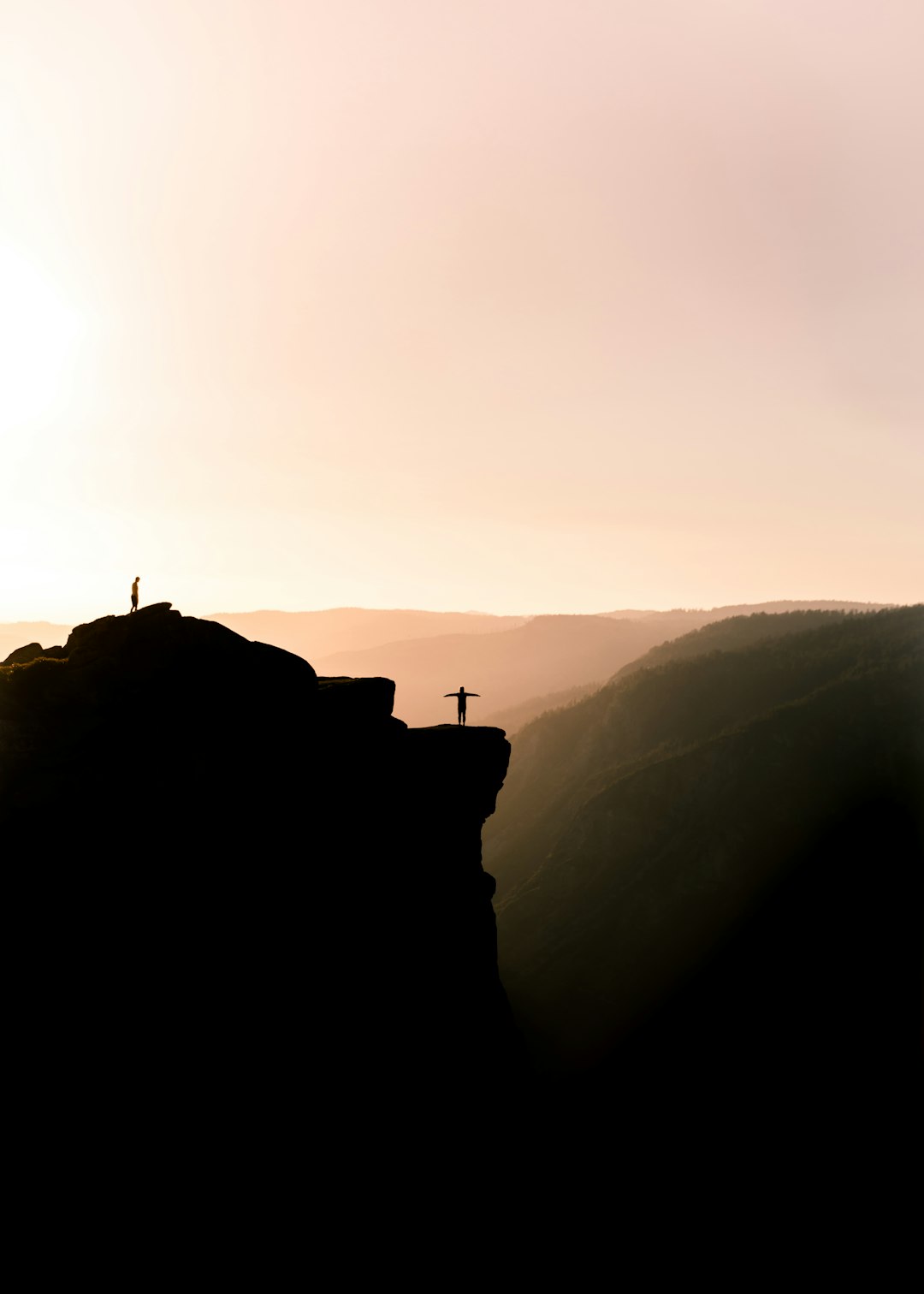 Epic Forest Sunset Silhouette Wallpaper