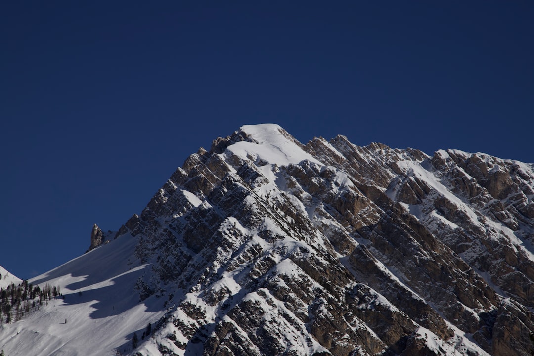 Snowy Italian Mountain Peaks Wallpaper