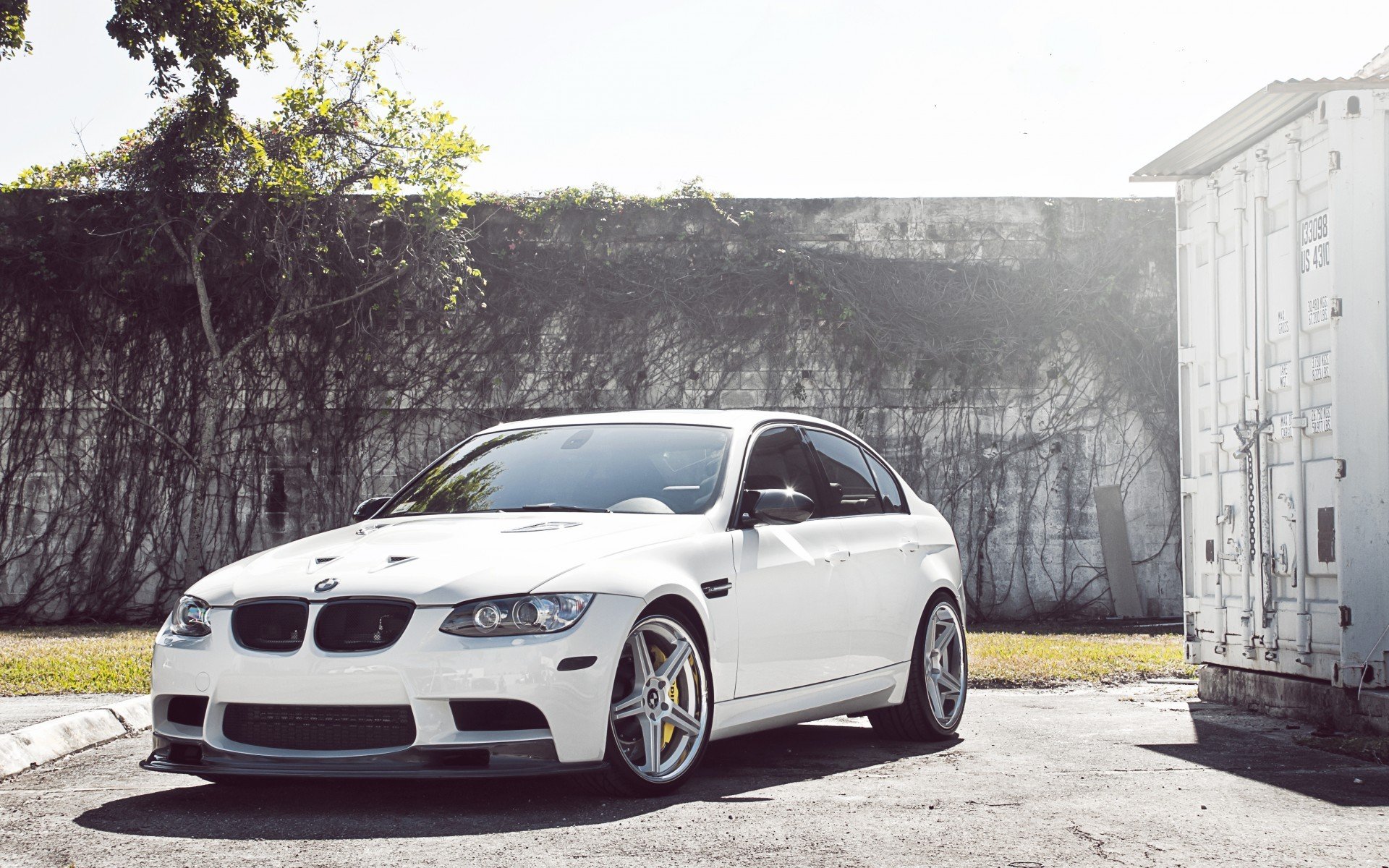 White BMW 3 Series Wallpaper