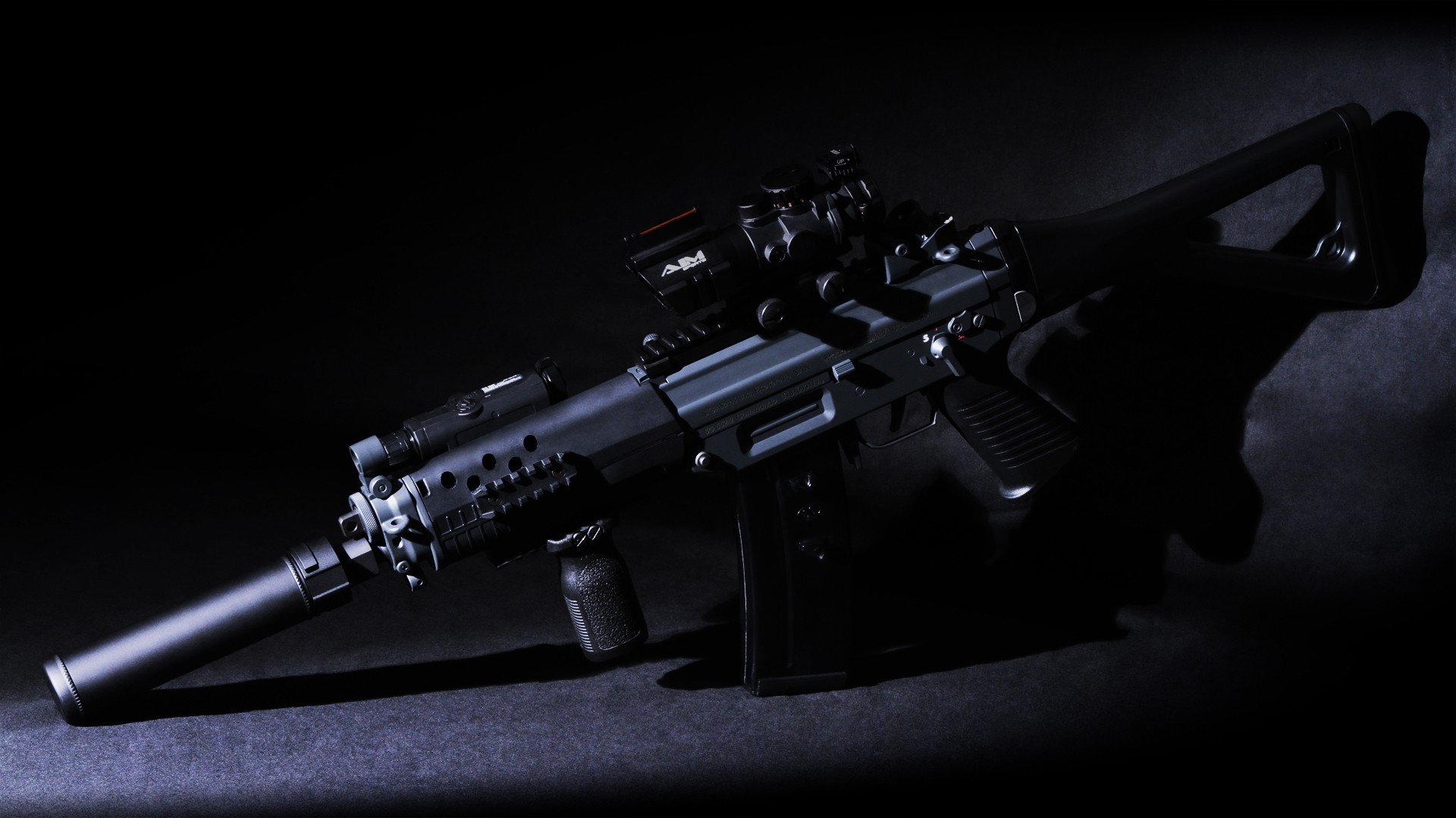 Swiss SIG Suppressor Gun Wallpaper