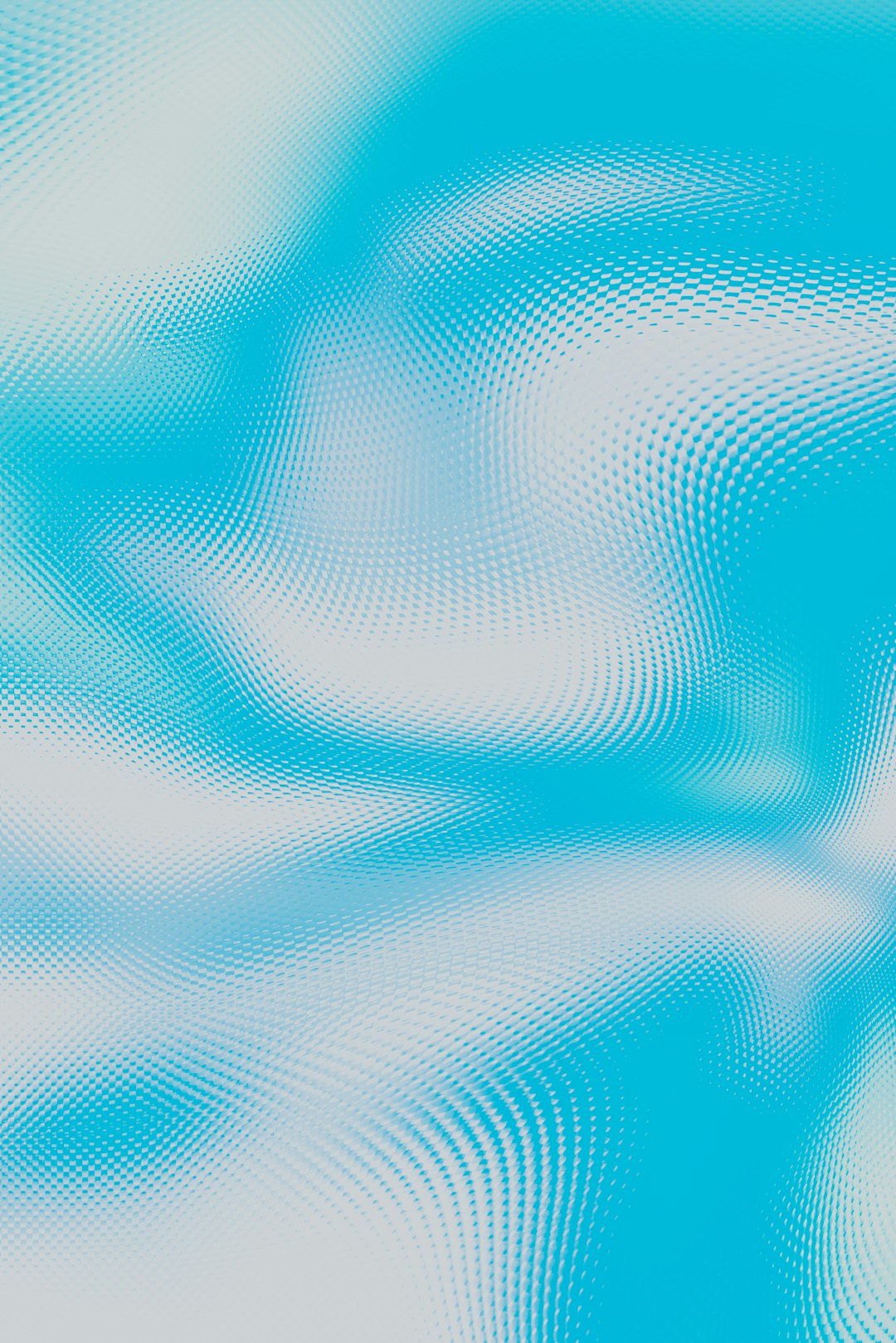 Teal Glass Cloud Pattern Wallpaper