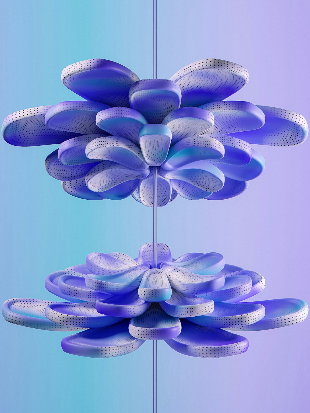 Cosmic Chandelier Abstract Wallpaper